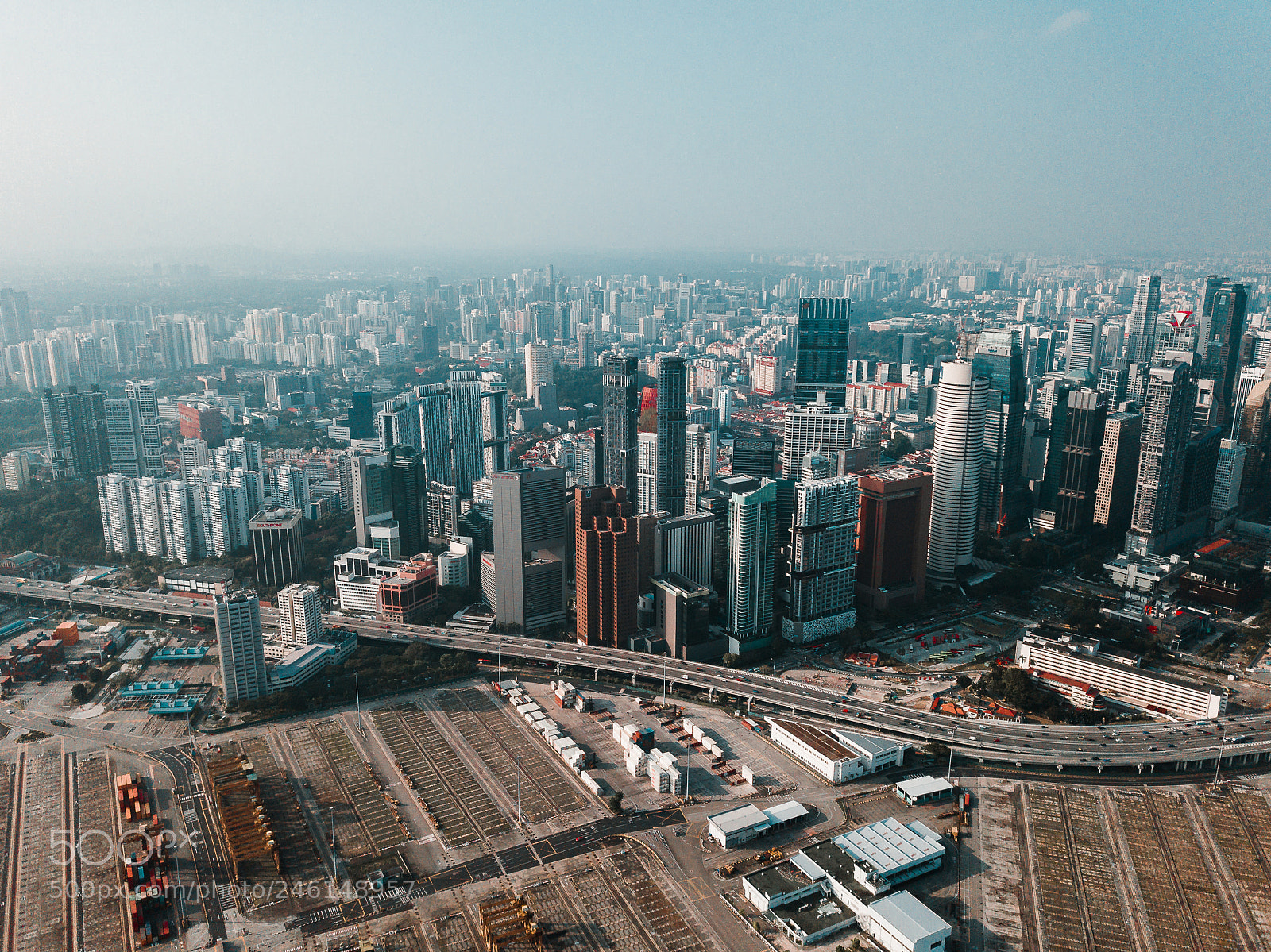 DJI FC220 sample photo. Urban golden hour photography