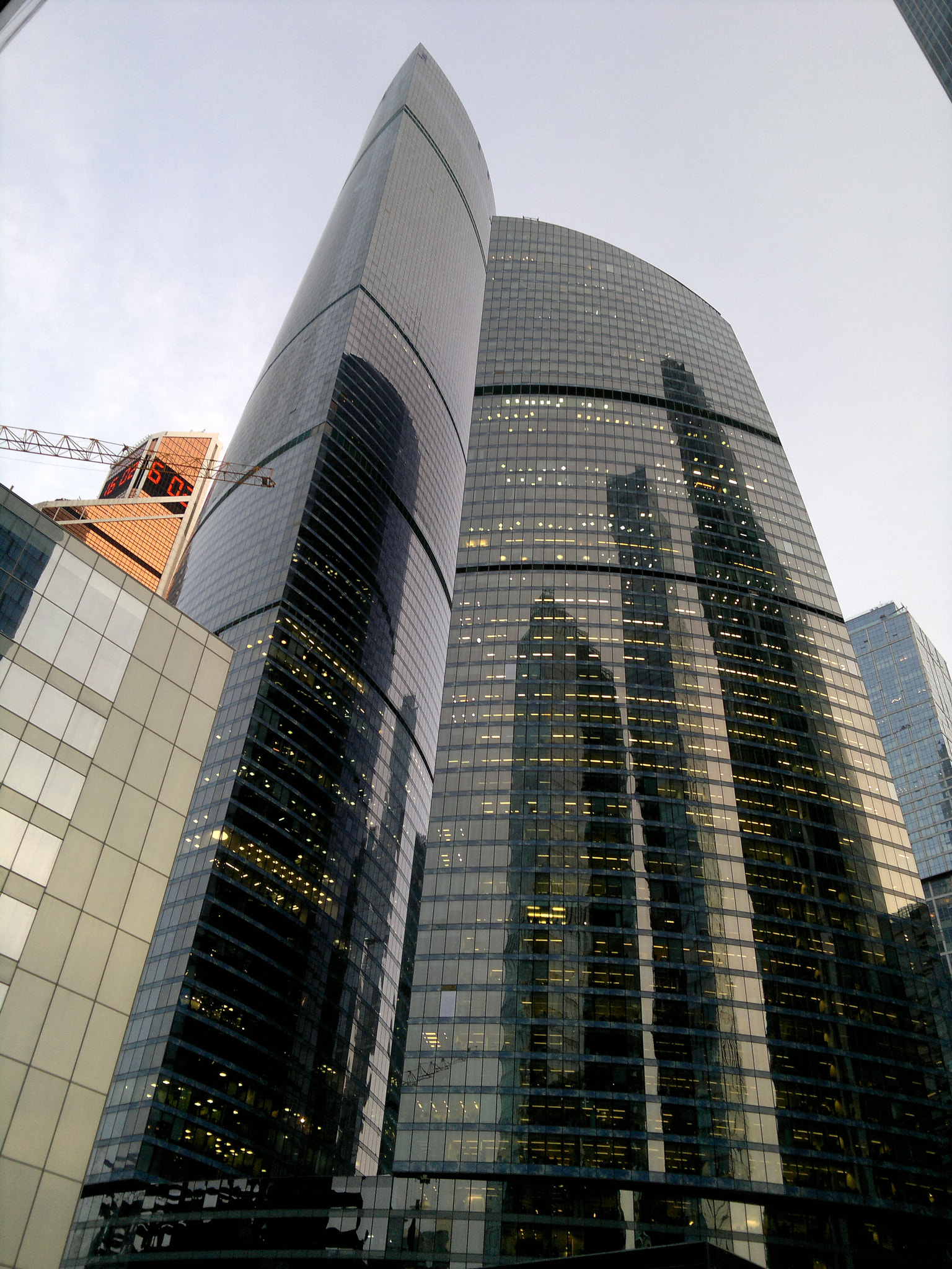 Nokia N8-00 sample photo. Офисный центр "Москва-Сити" photography