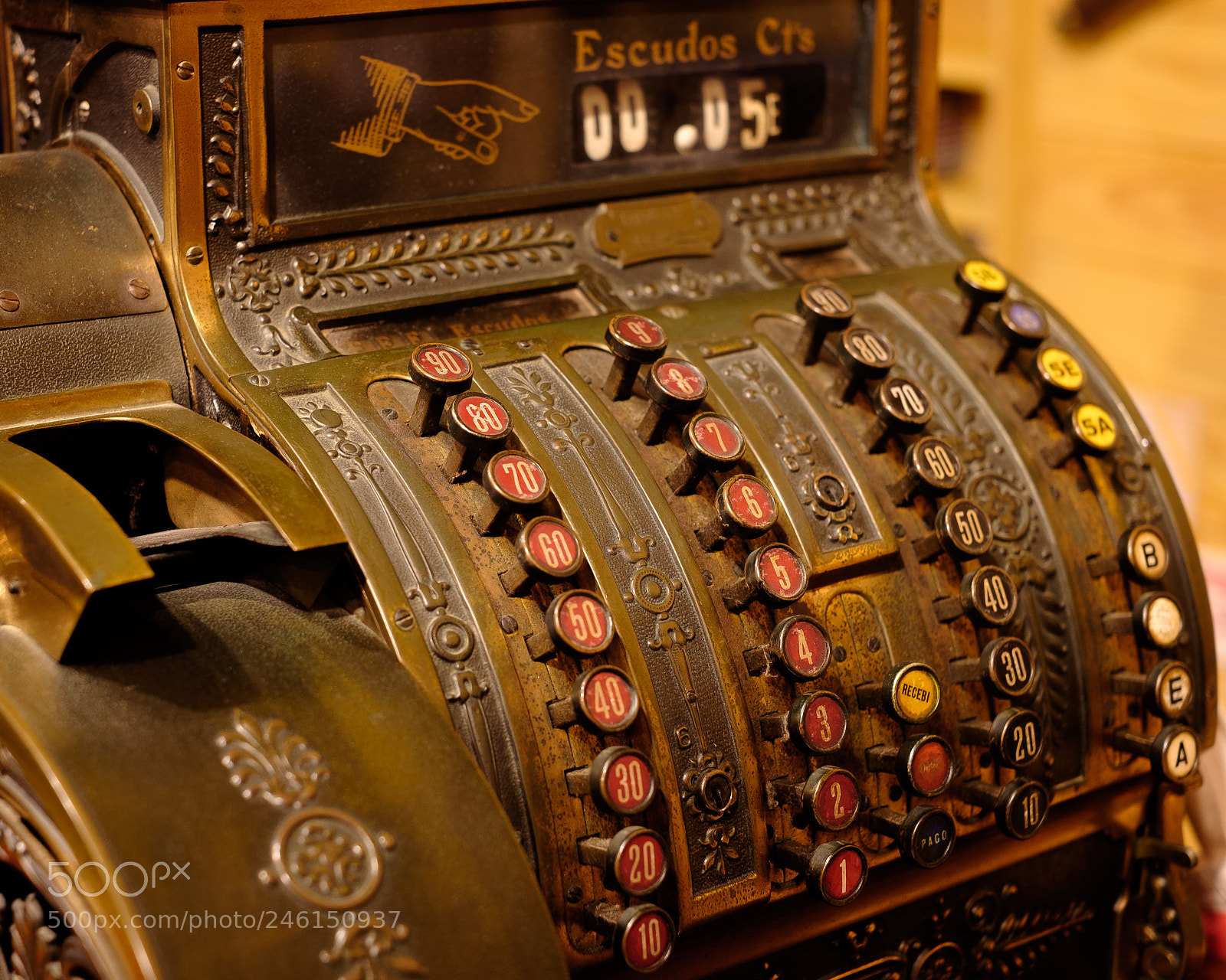 Fujifilm X-T1 sample photo. Portuguese cash registar photography