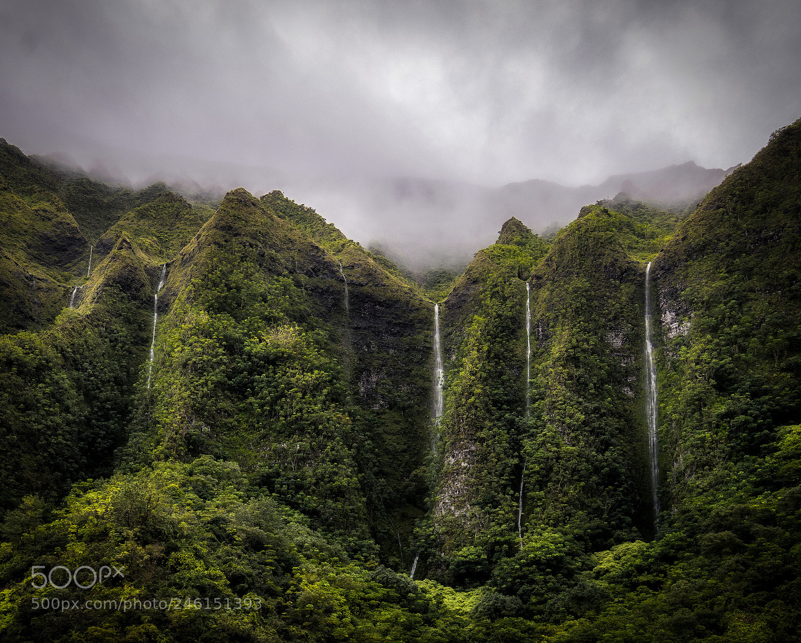 Sony a7R sample photo. Pali cliffs oahu photography
