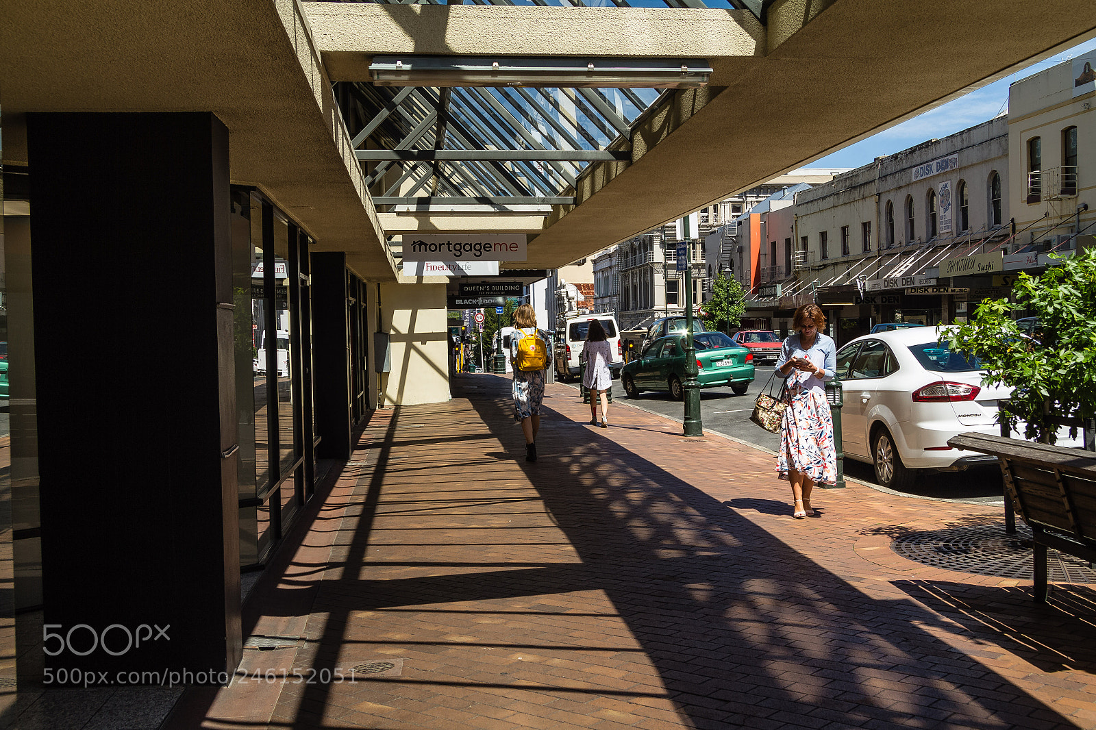 Canon EOS 60D sample photo. Princes street dunedin nz photography