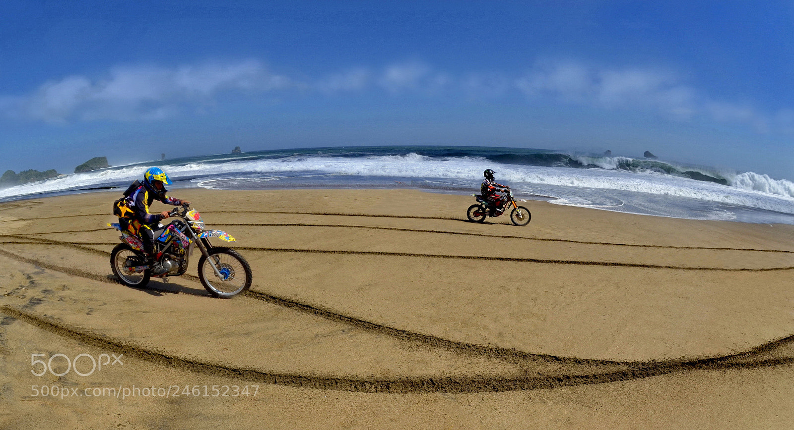 Nikon D5100 sample photo. Motorcross on the beach photography