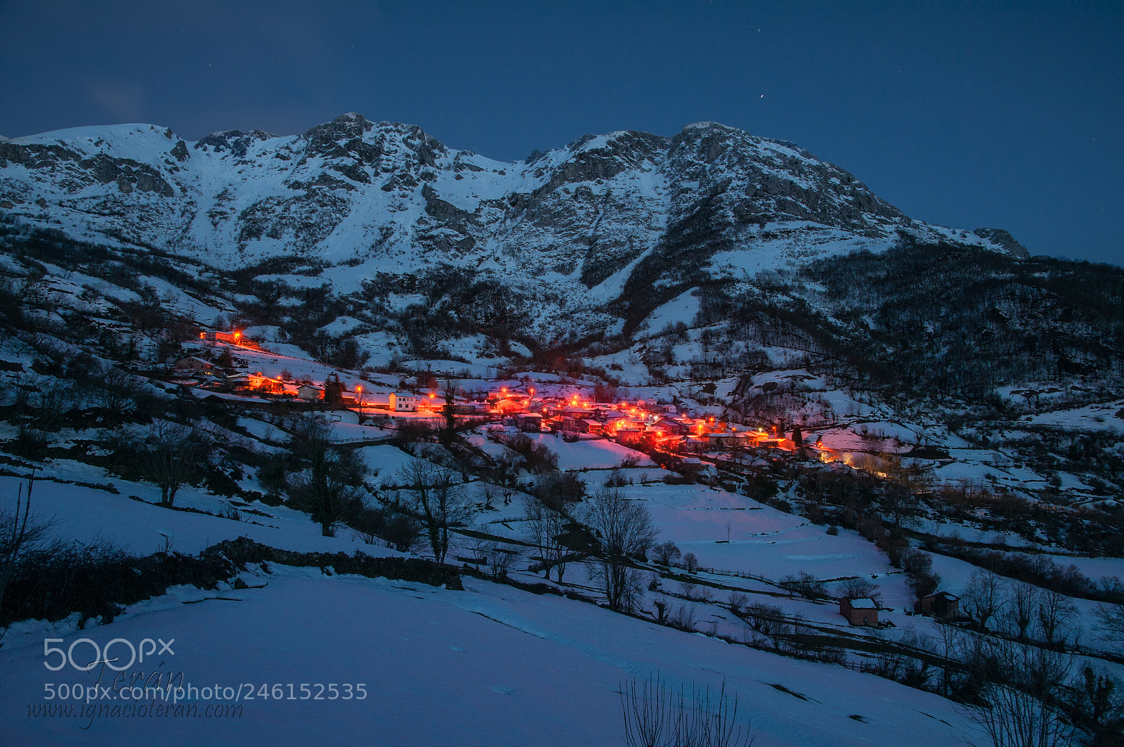 Nikon D300 sample photo. Blue hour in bermiego photography