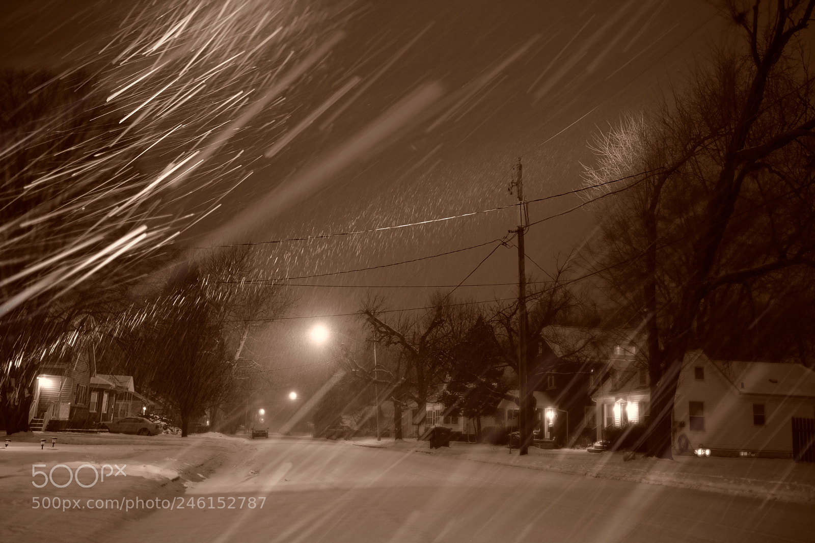Fujifilm X-T2 sample photo. Sepia snowstorm photography