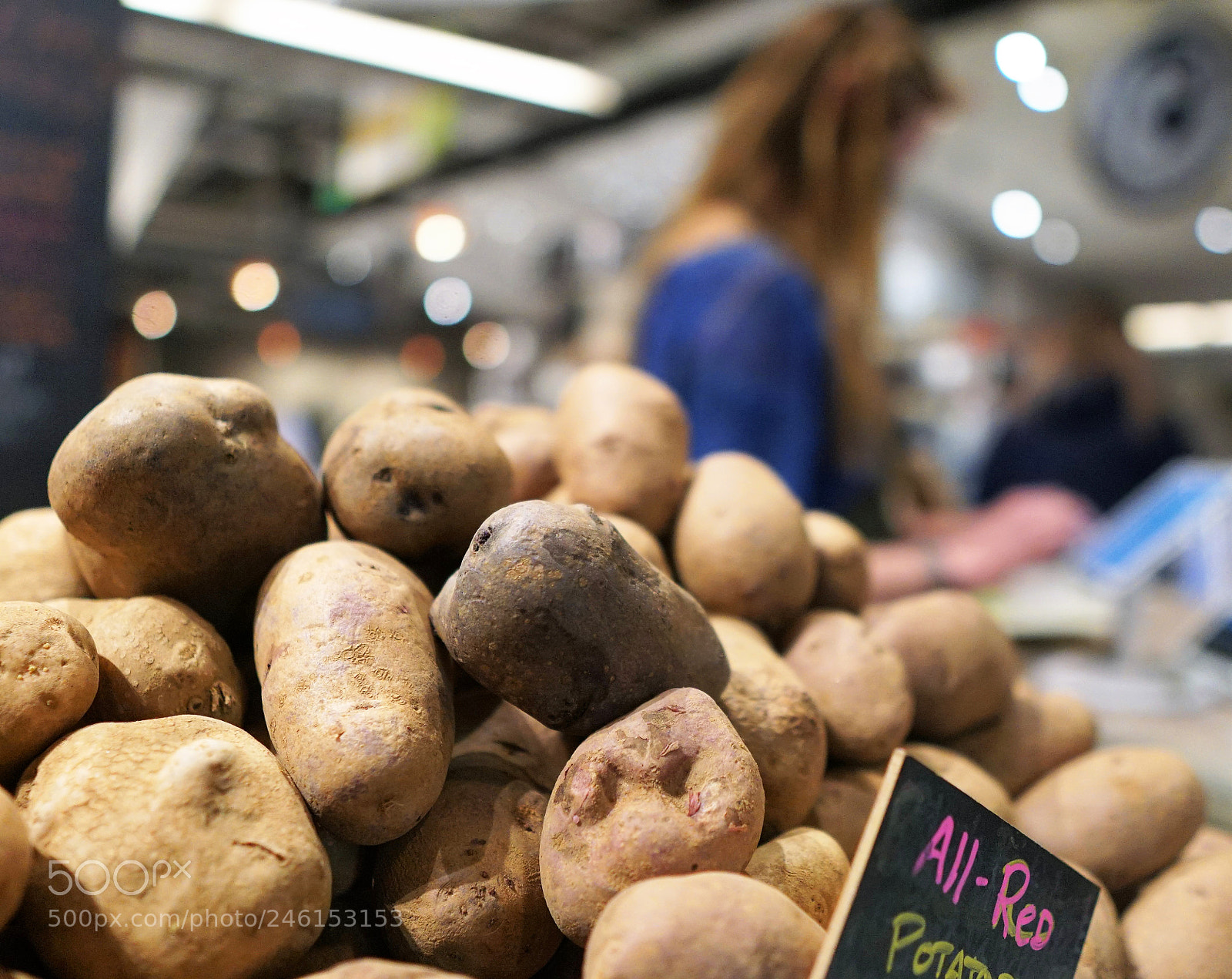 Sony a6500 sample photo. Potatoes for sale photography