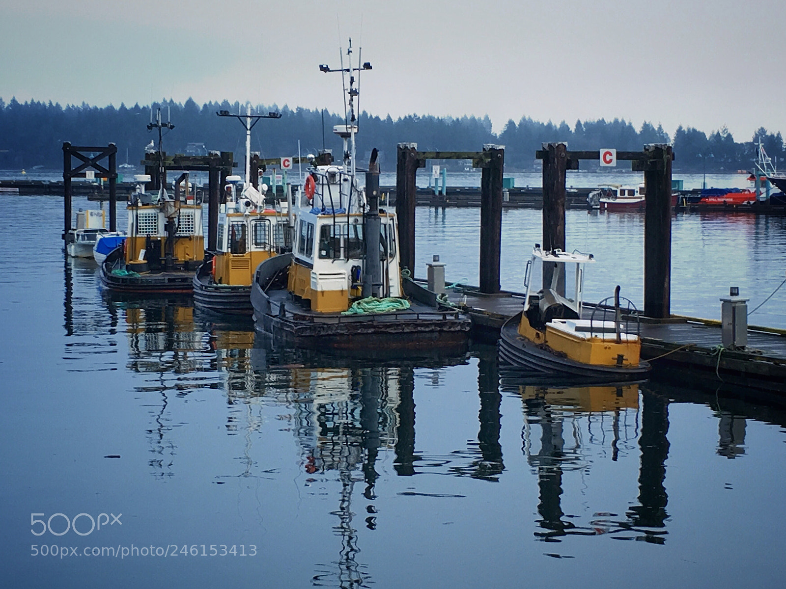 Apple iPhone 6s sample photo. Hard working tugboats safely photography