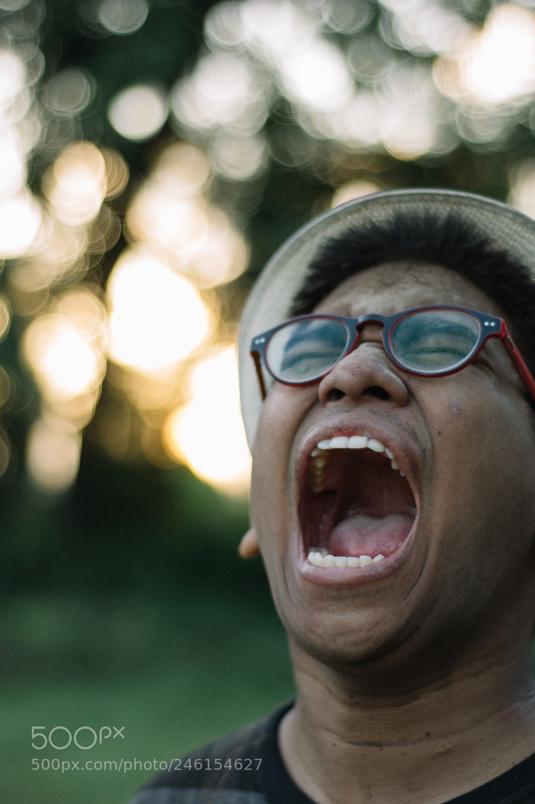 Nikon D3100 sample photo. Brown skin man scream #2 photography