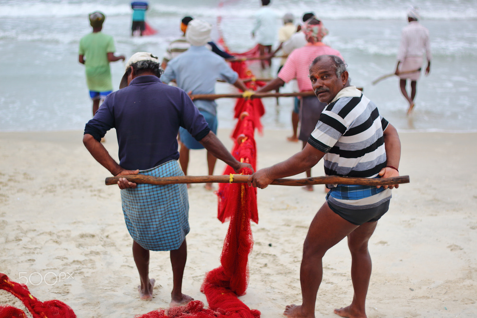 Canon EF 50mm F1.8 II sample photo. Fisherman photography