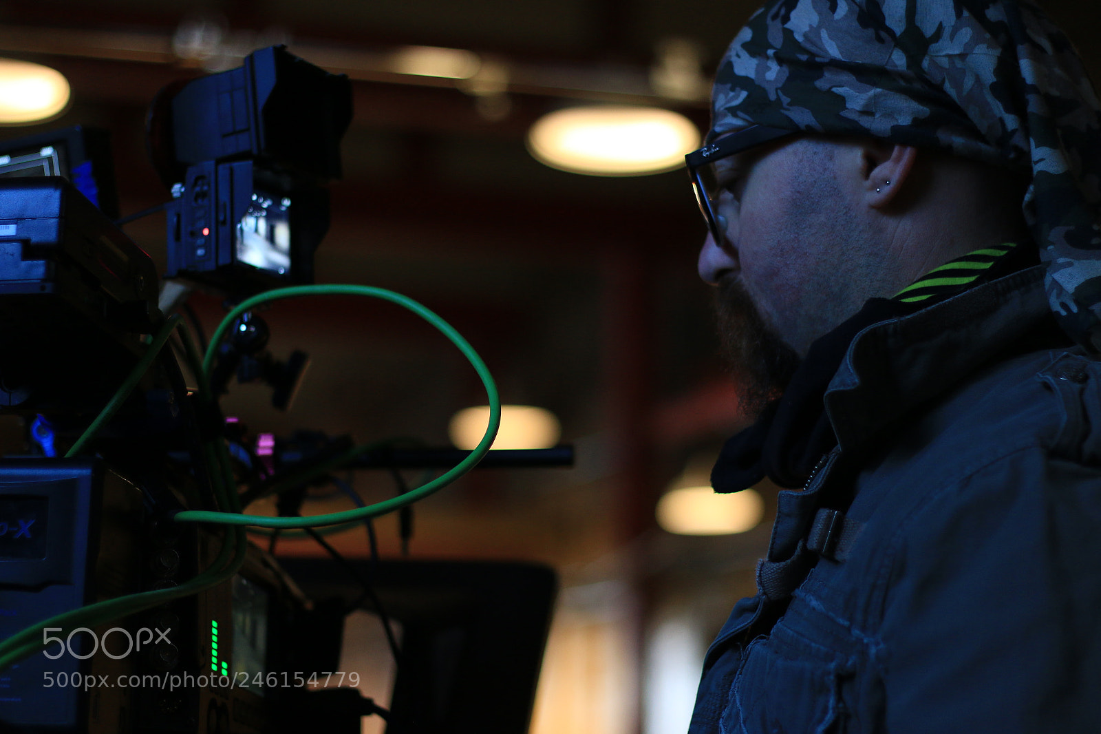 Canon EOS 70D + Canon EF 50mm F1.8 II sample photo. Filmmaker on set photography