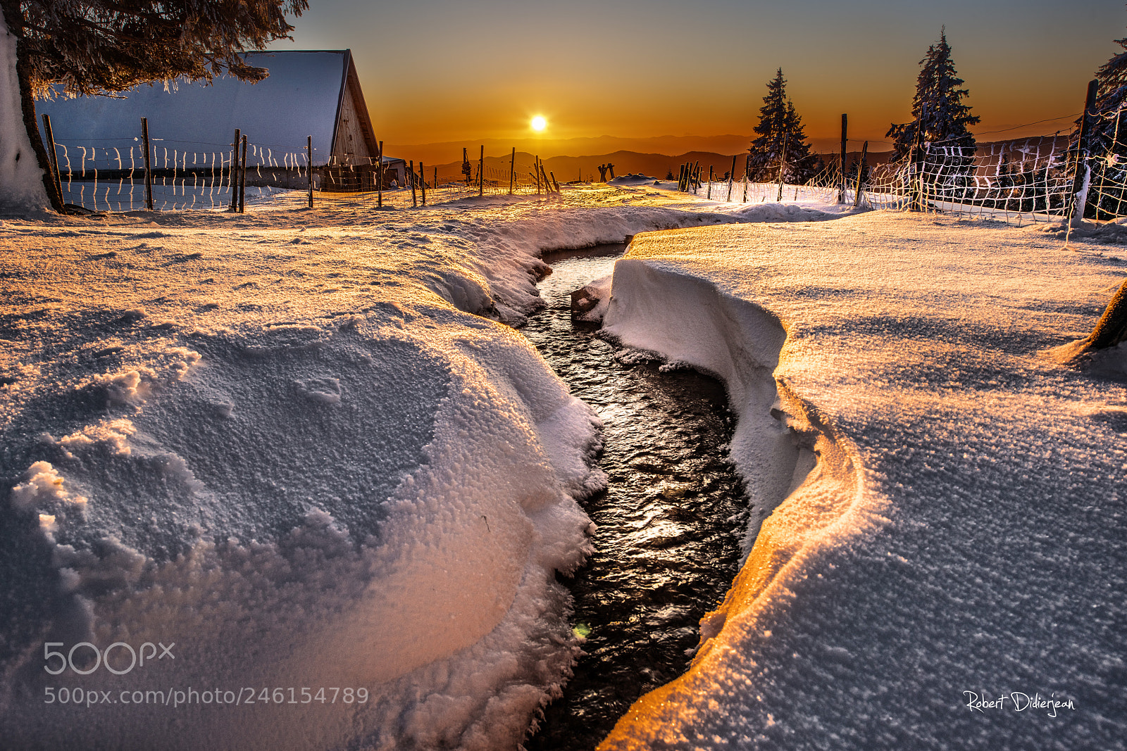 Nikon D810 sample photo. Sunrise on the farm photography