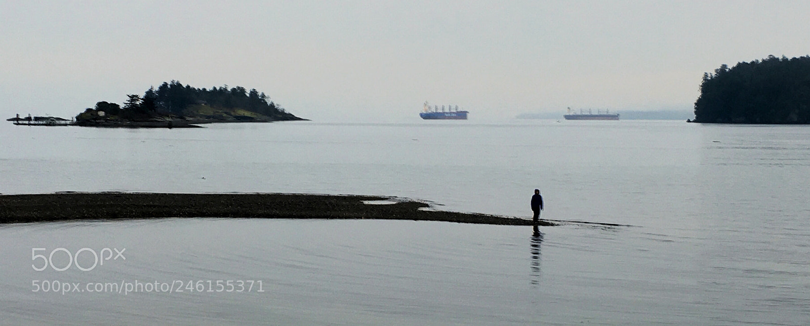 Apple iPhone 6s sample photo. Solitary beach walker, departure photography