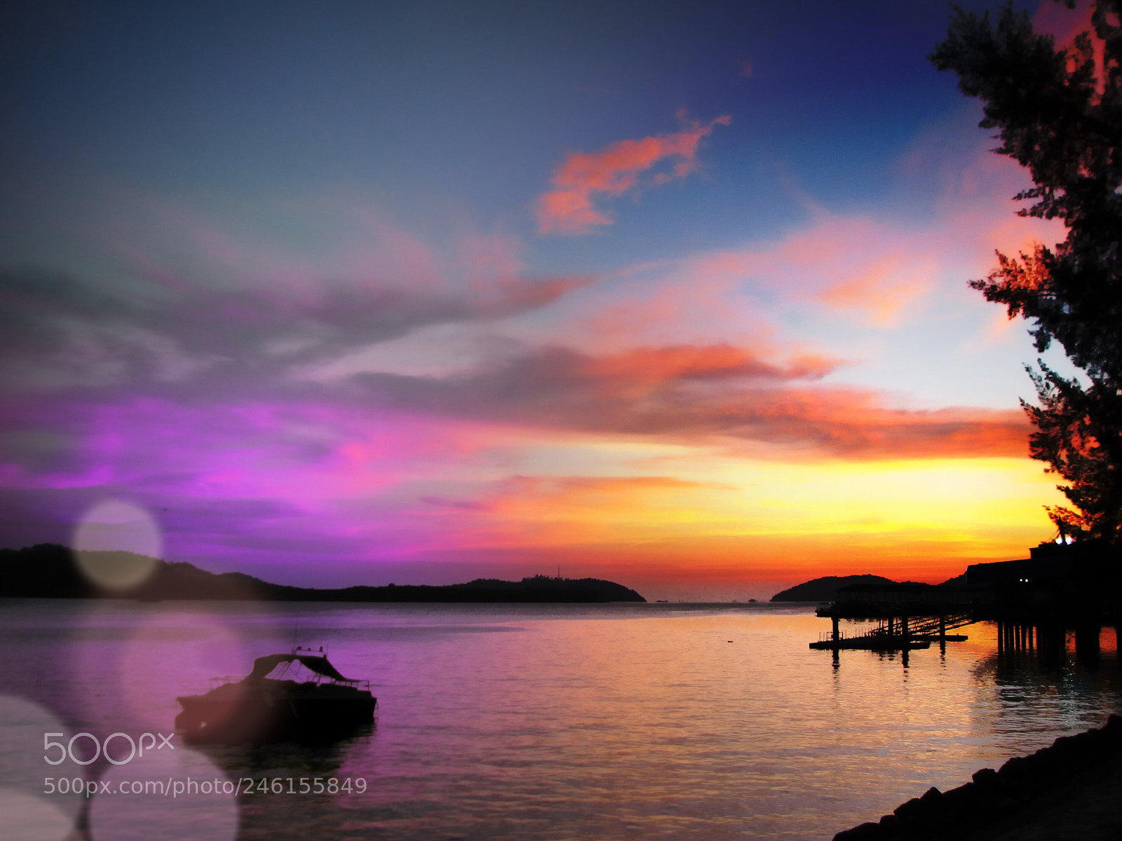 Canon POWERSHOT S5 IS sample photo. Pangkor sunset photography