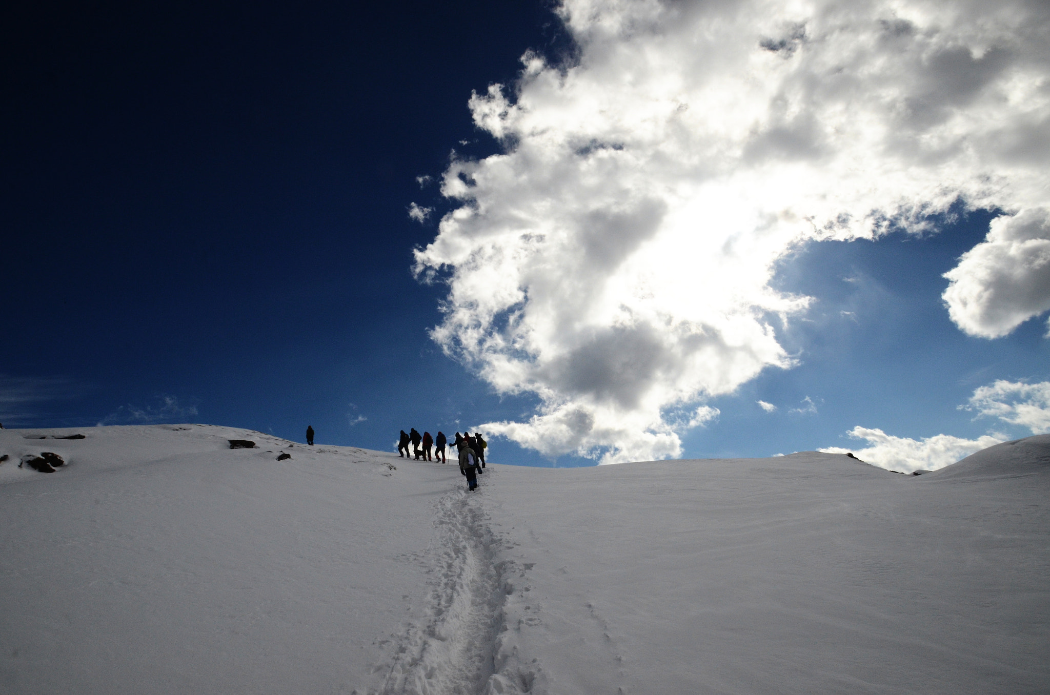 Nikon D5100 sample photo. Brahmatal tapojyoti das clouds show us the way photography