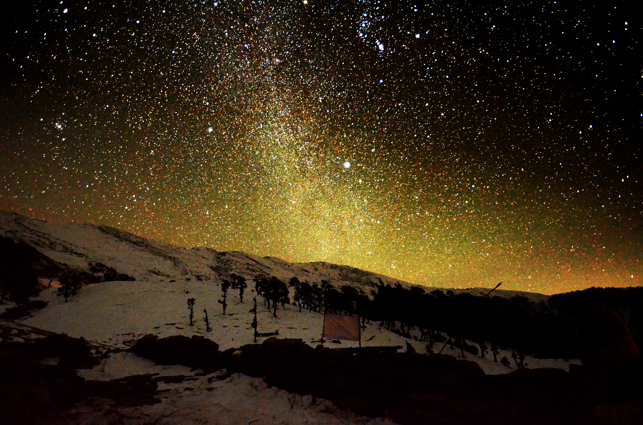 Nikon D5100 sample photo. Brahmatal tapojyoti das milky way photography