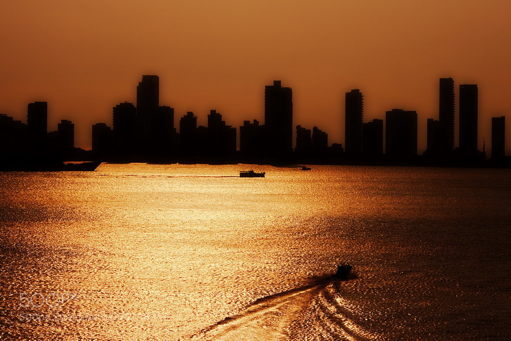 Canon EOS 400D (EOS Digital Rebel XTi / EOS Kiss Digital X) sample photo. Cartagena, the skyline photography