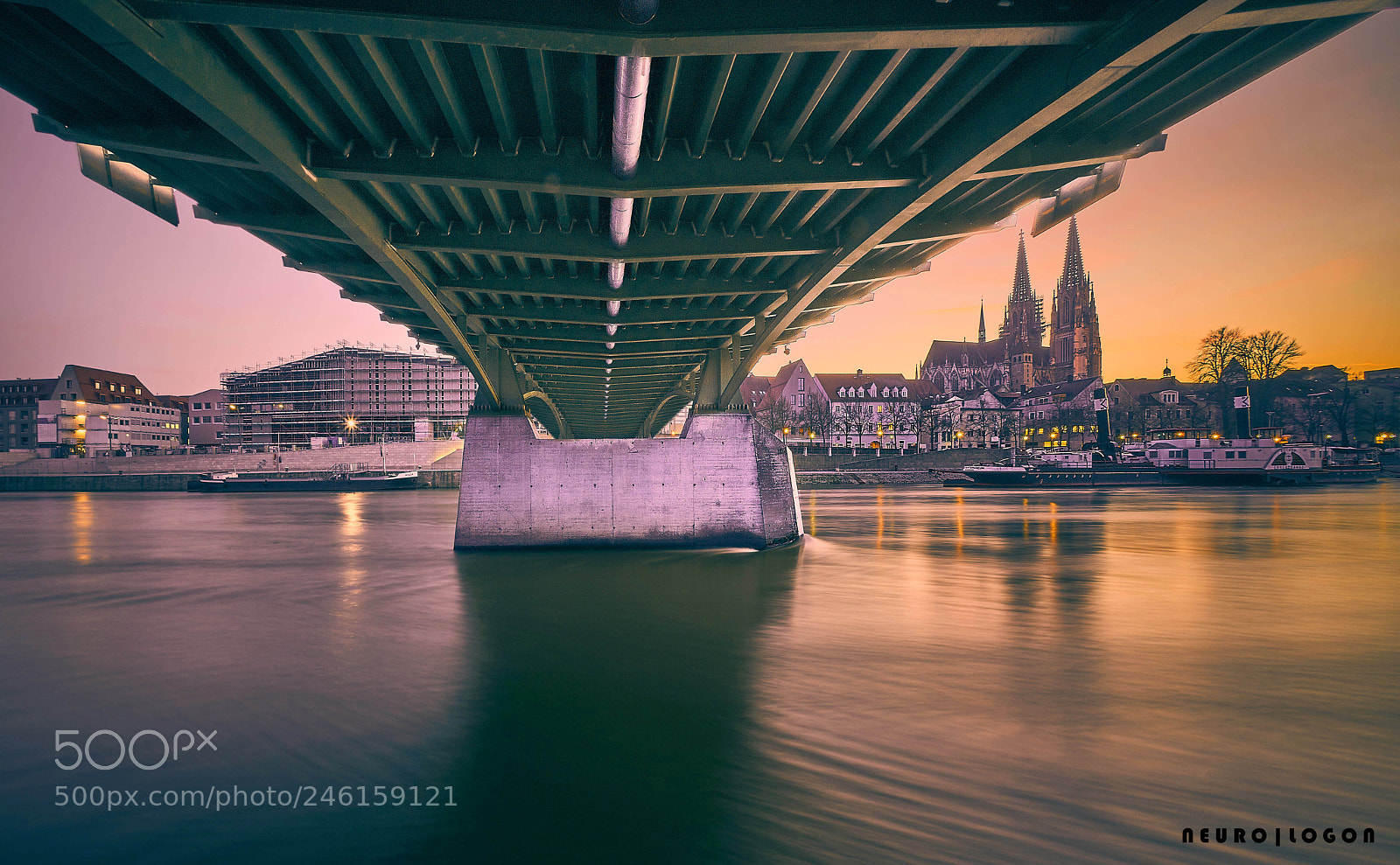 Sony a7R II sample photo. City bridge photography