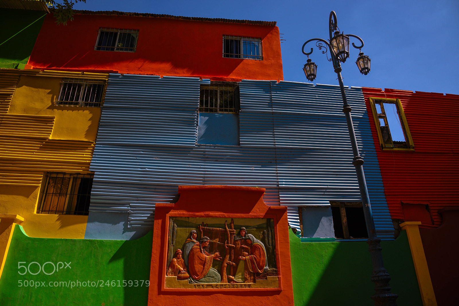 Nikon D810 sample photo. Mural in la boca photography