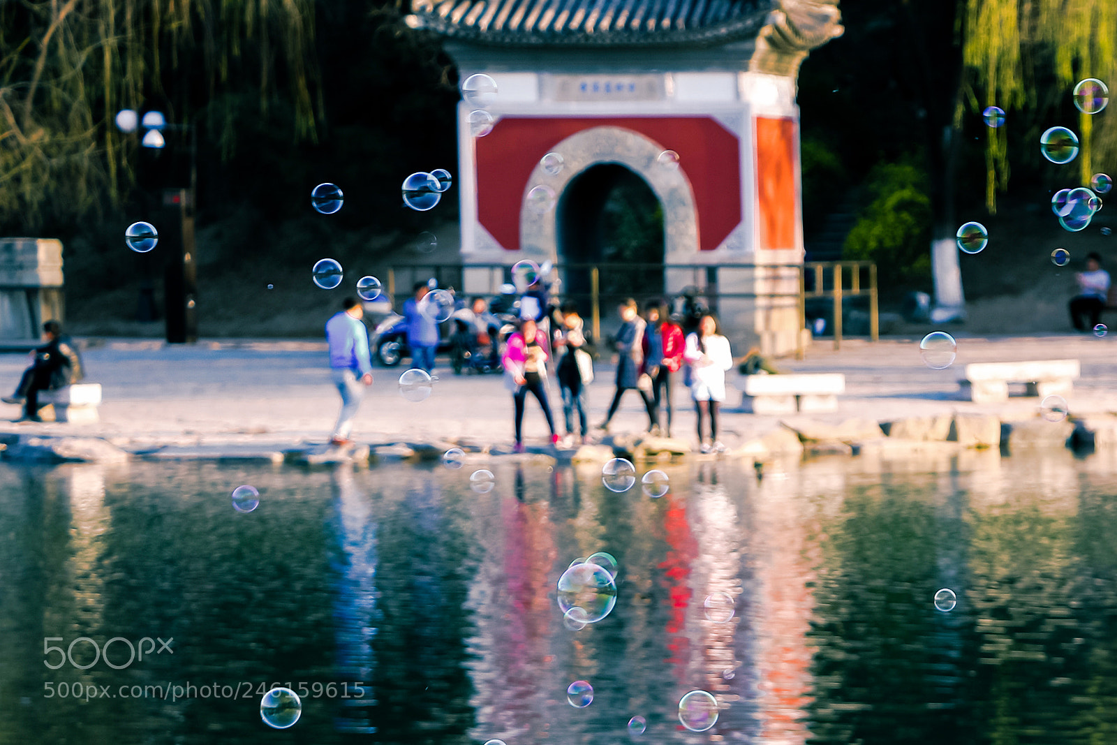 Canon EOS 7D Mark II sample photo. Temples in bubbles photography