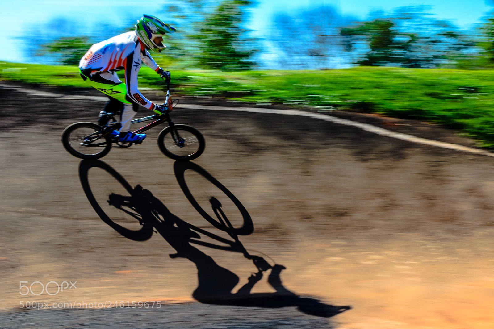 Nikon D5100 sample photo. Bmx - the shadow photography