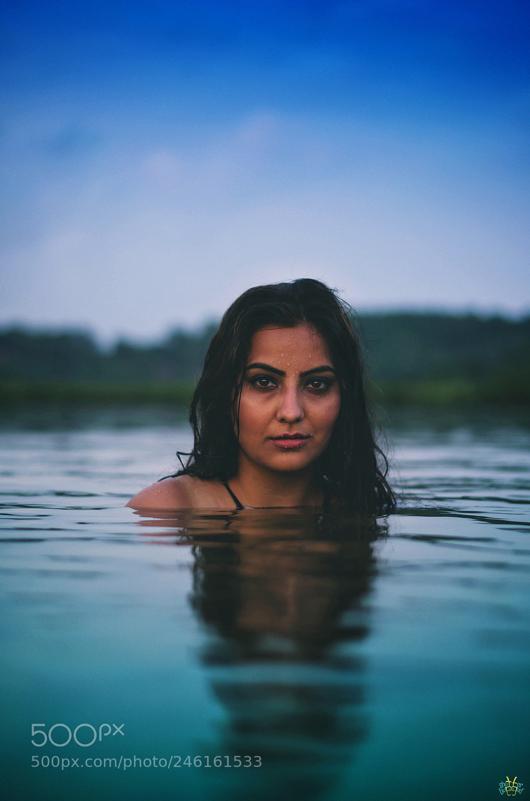 Nikon D5100 sample photo. Lady in the water photography