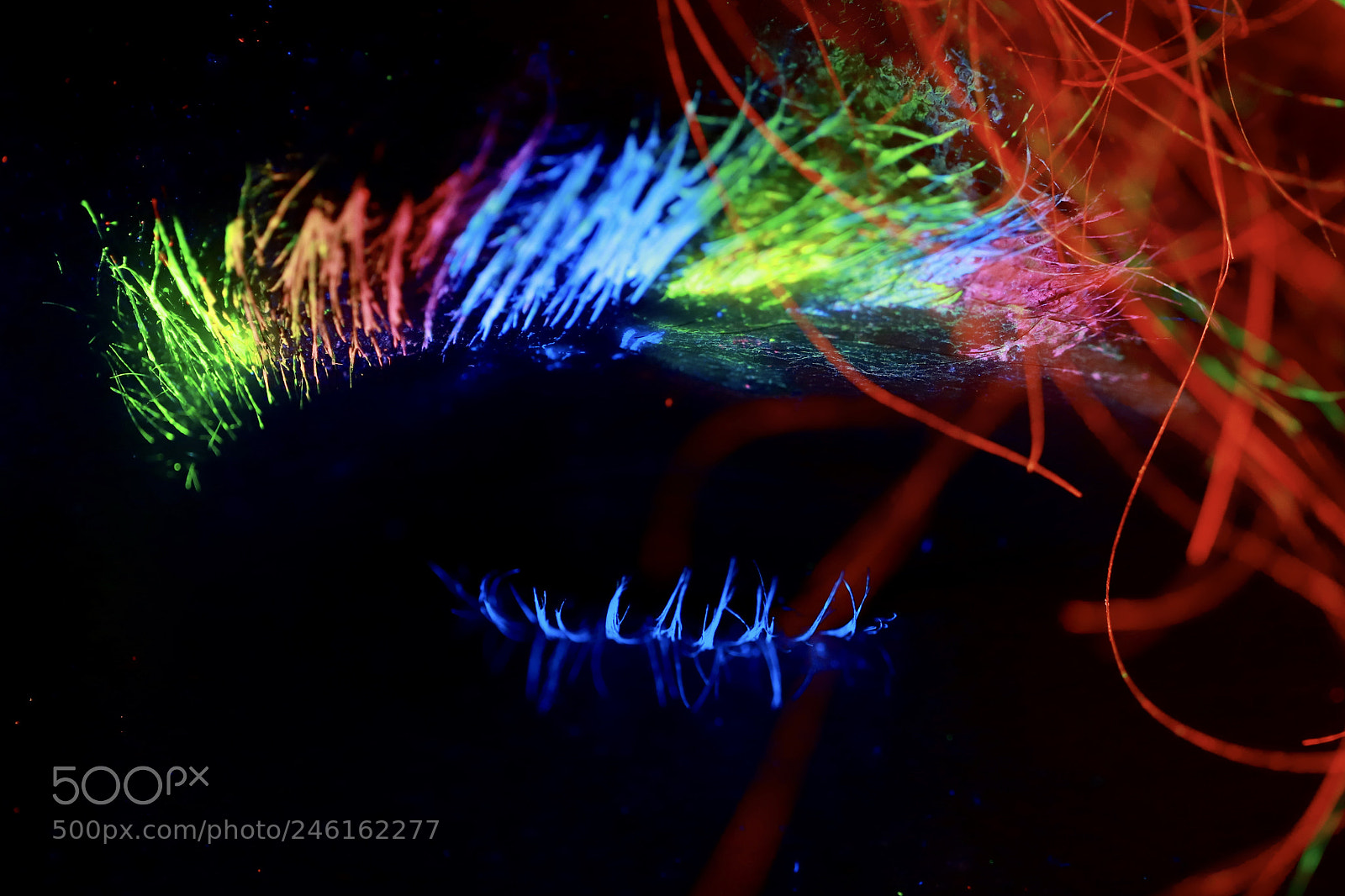 Canon EOS 6D Mark II sample photo. Ultraviolet makeup photography