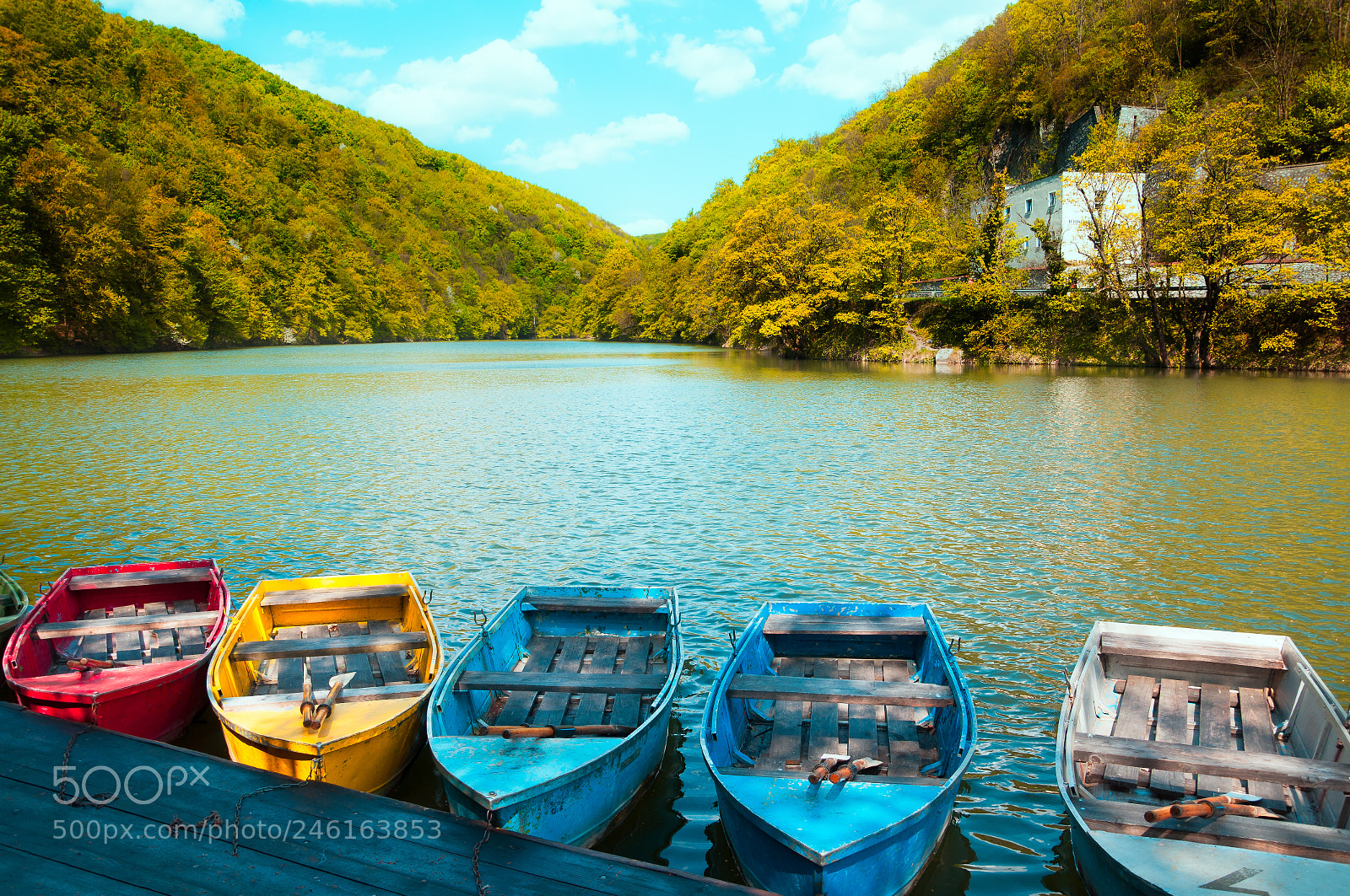 Nikon D90 sample photo. Colourful boats photography