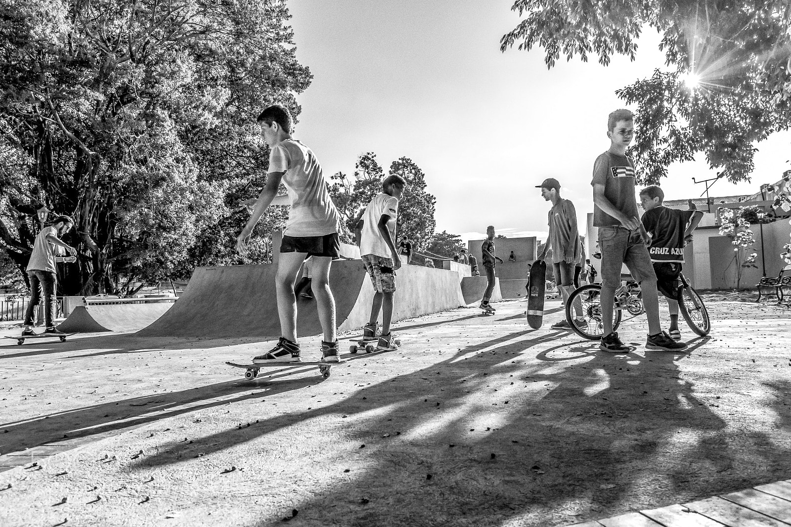 Nikon D5500 sample photo. Sk8ers - 1 photography