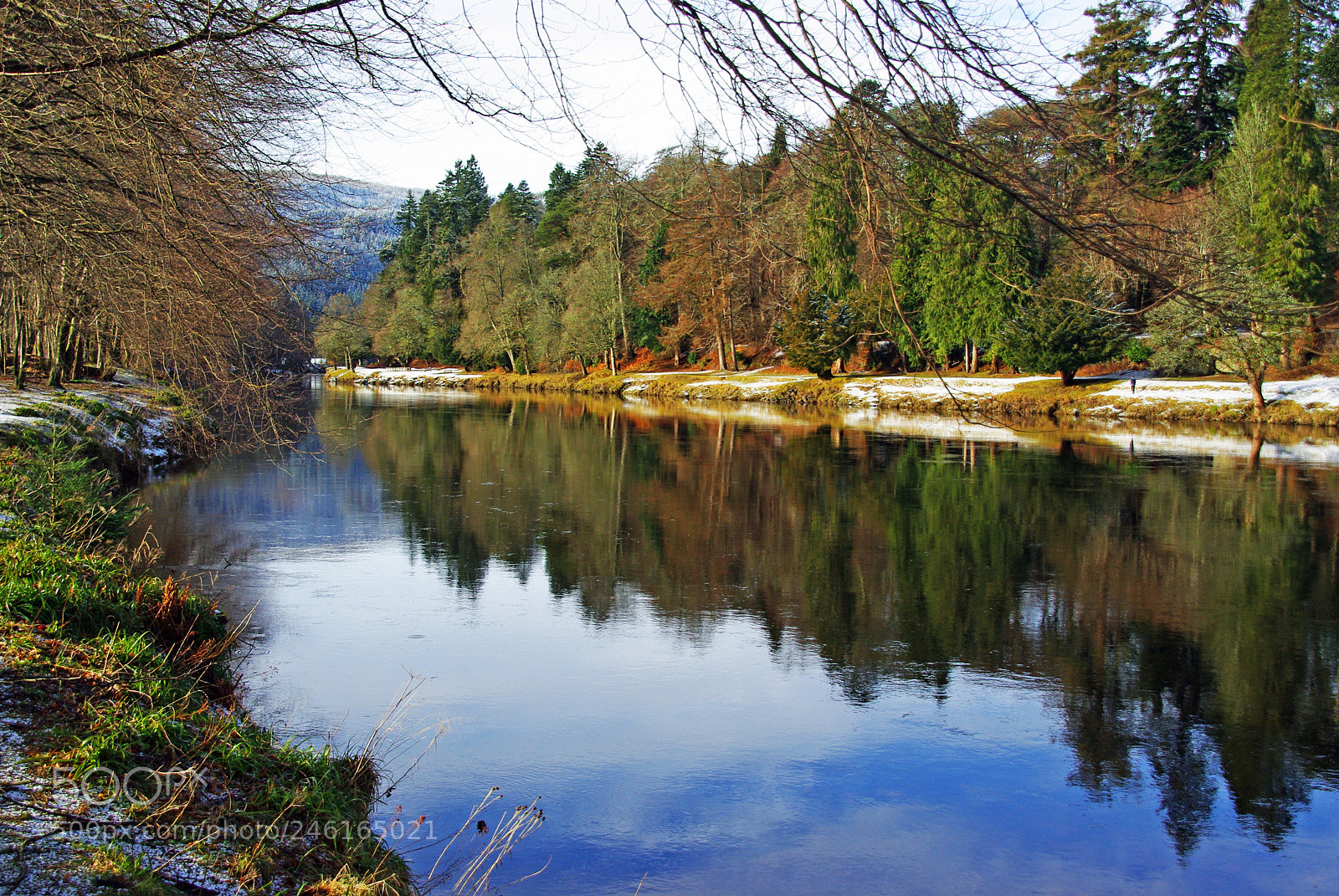 Pentax K200D sample photo. River tay landscape photography