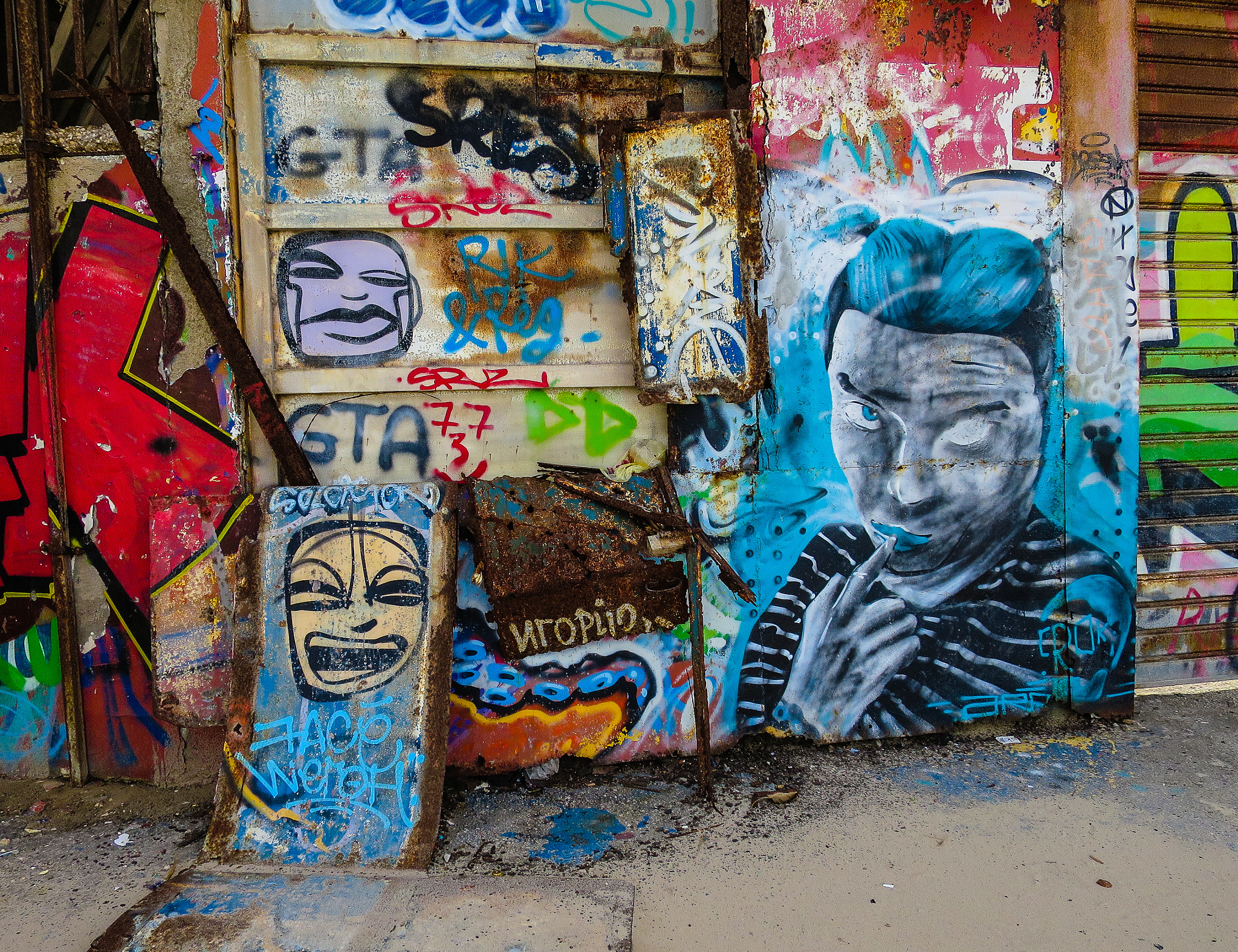 Canon PowerShot S120 sample photo. Tel aviv street art photography