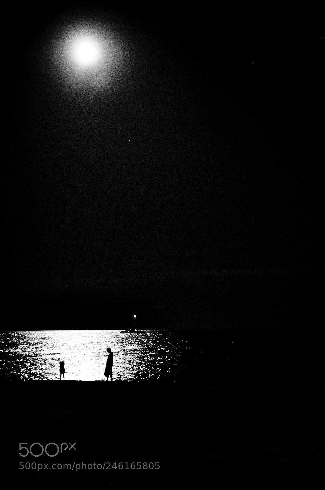 Nikon D90 sample photo. Moon track for two... photography