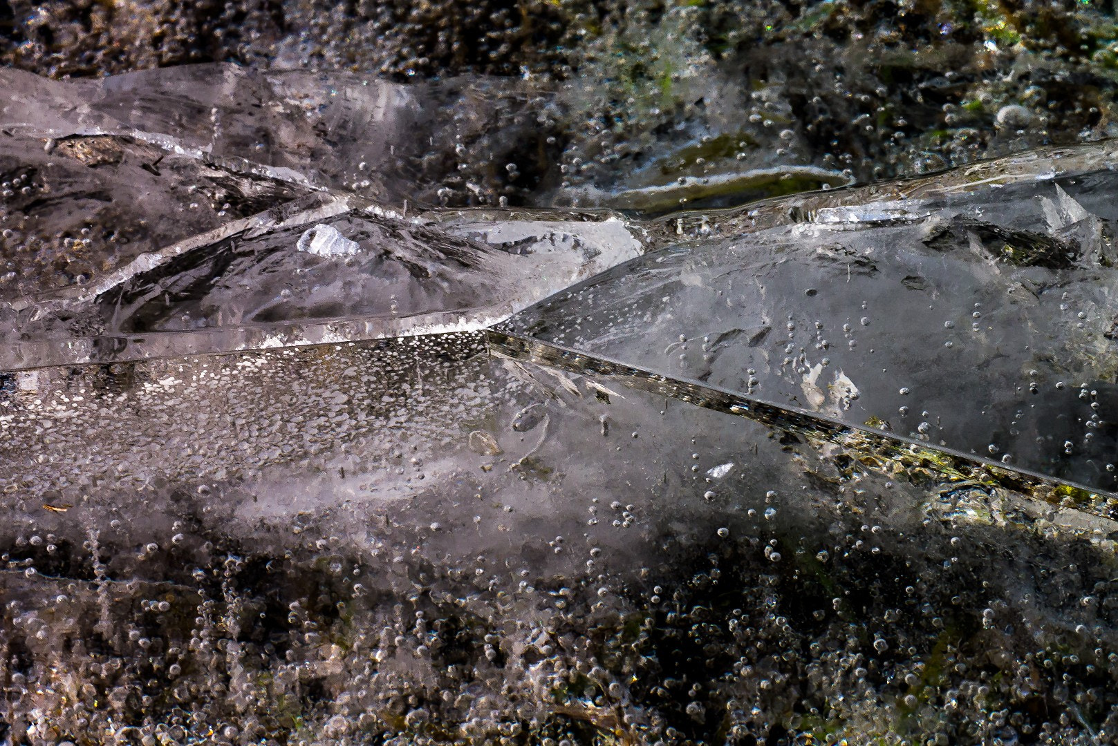 Panasonic Lumix DMC-GX1 sample photo. In the ice - structures photography