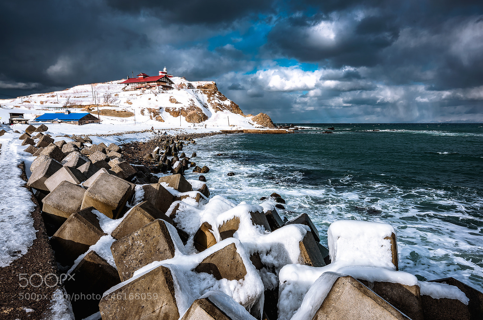 Nikon D810 sample photo. Coast in otaru ii photography