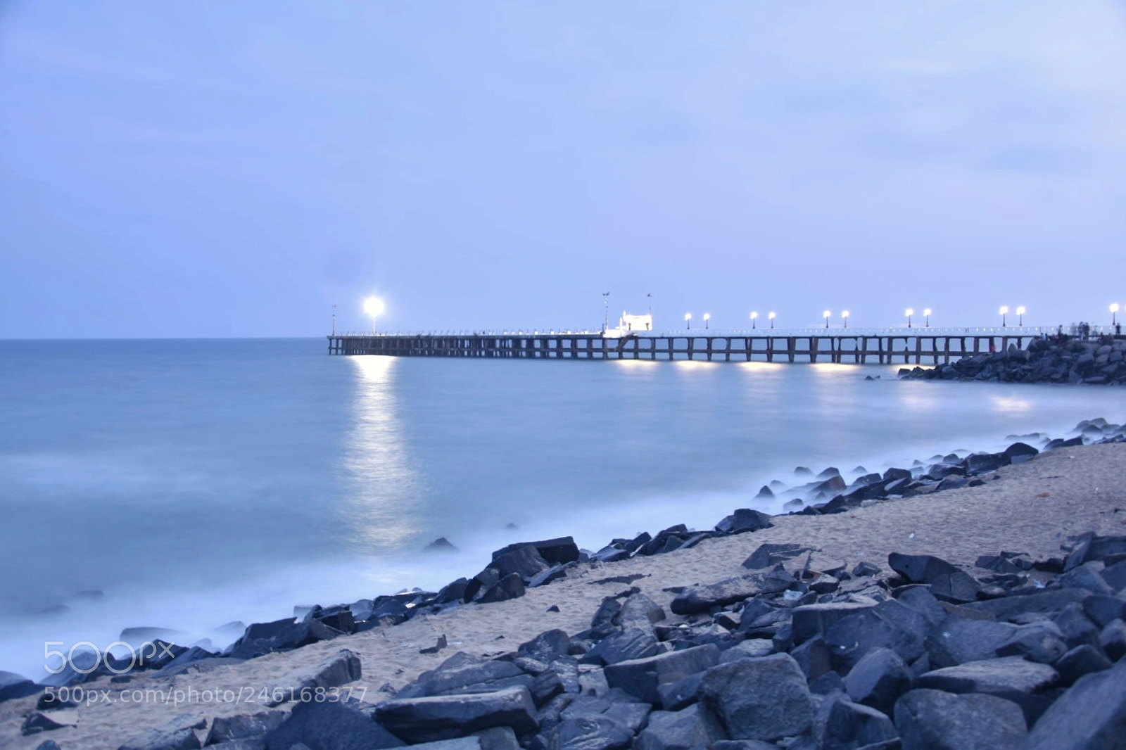 Nikon D5500 sample photo. Pondy pier photography