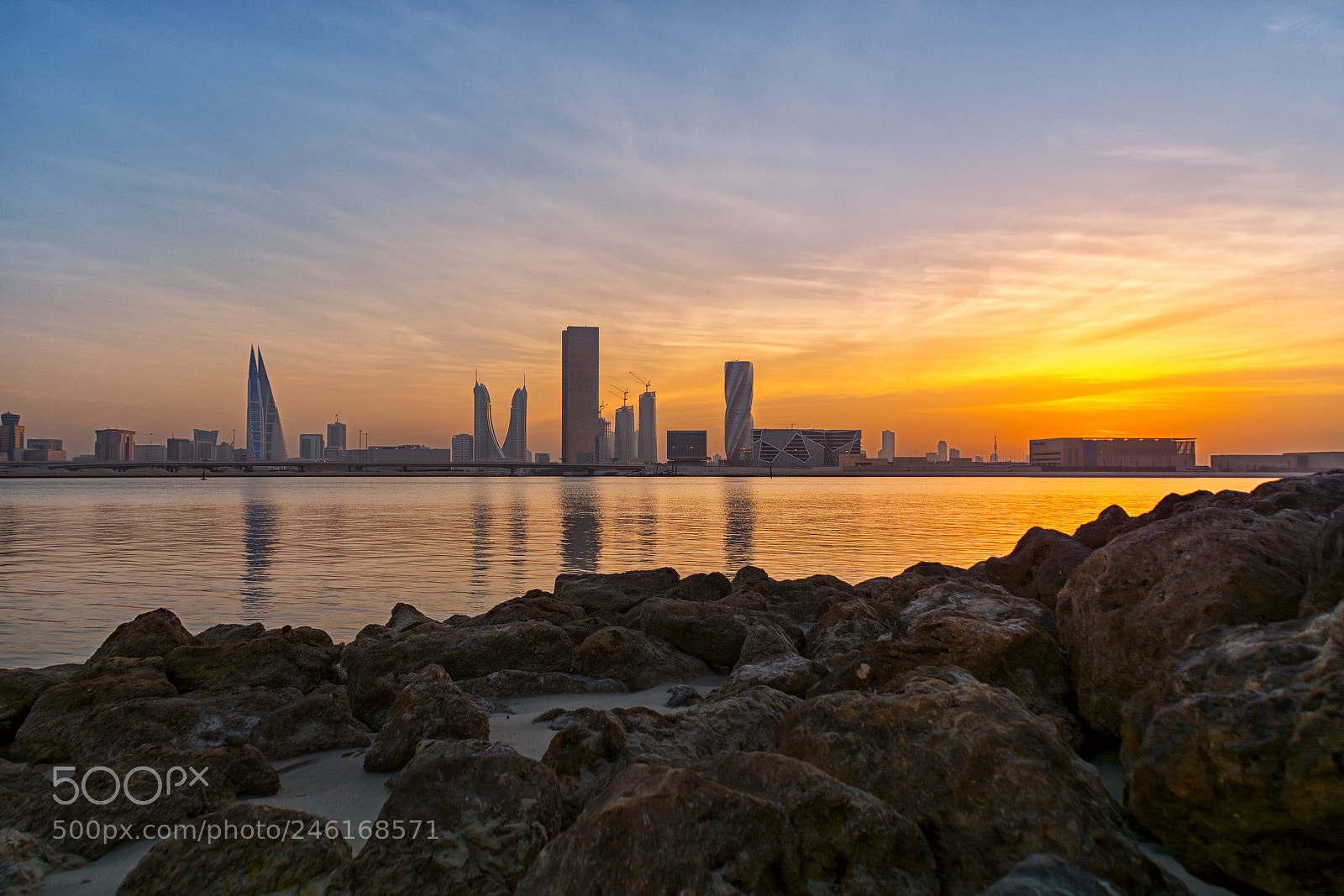 Nikon D7100 sample photo. Manama sunset photography