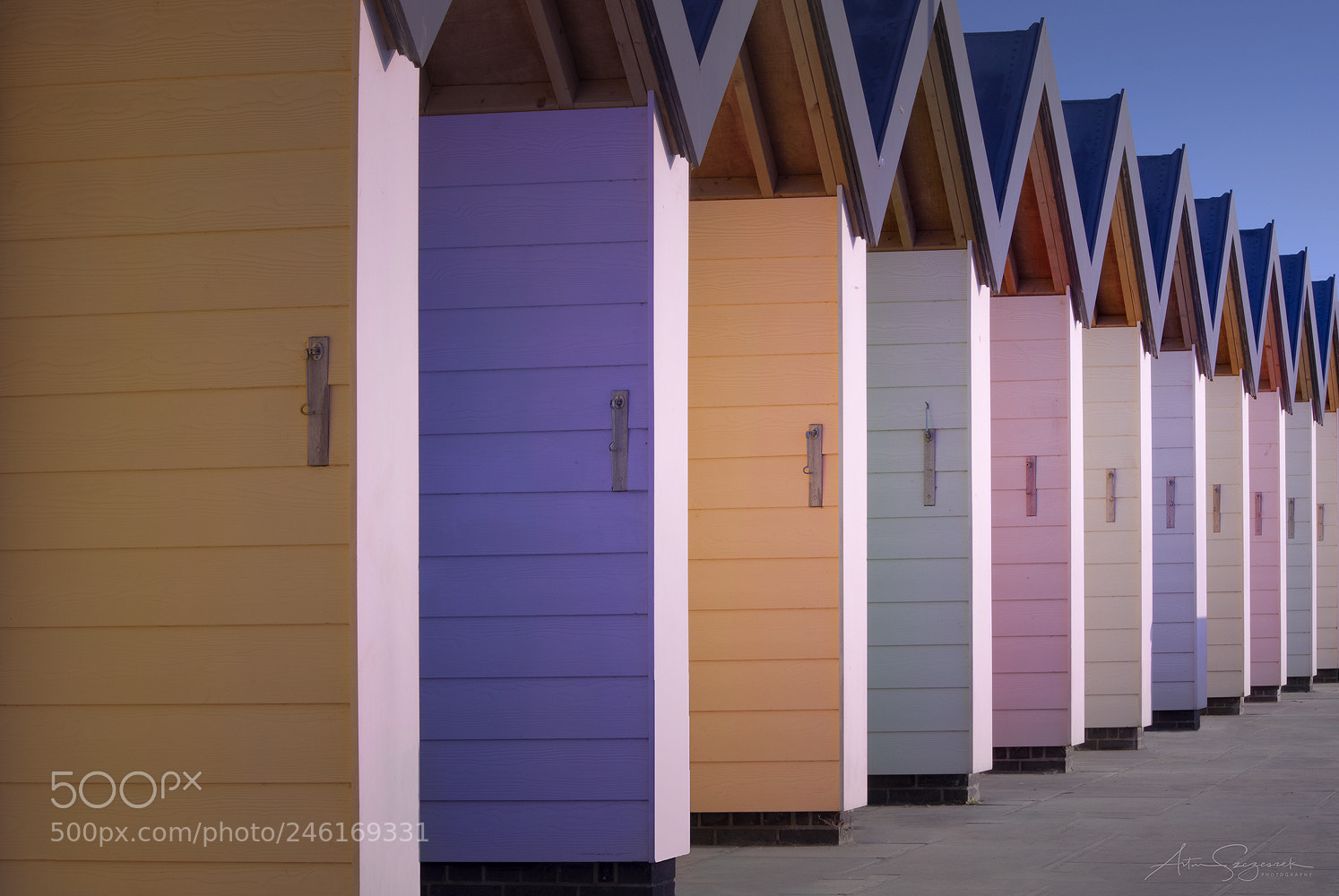 Nikon D7200 sample photo. Swanage huts photography