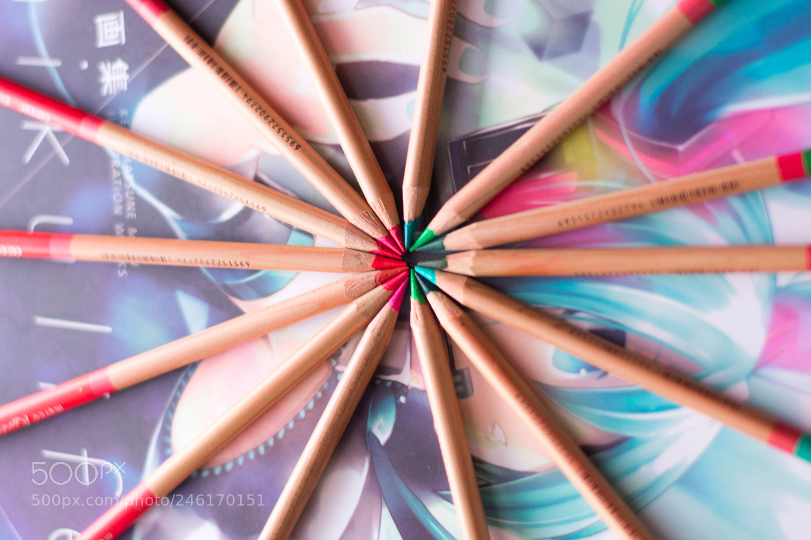 Nikon D5200 sample photo. Colored pencils photography