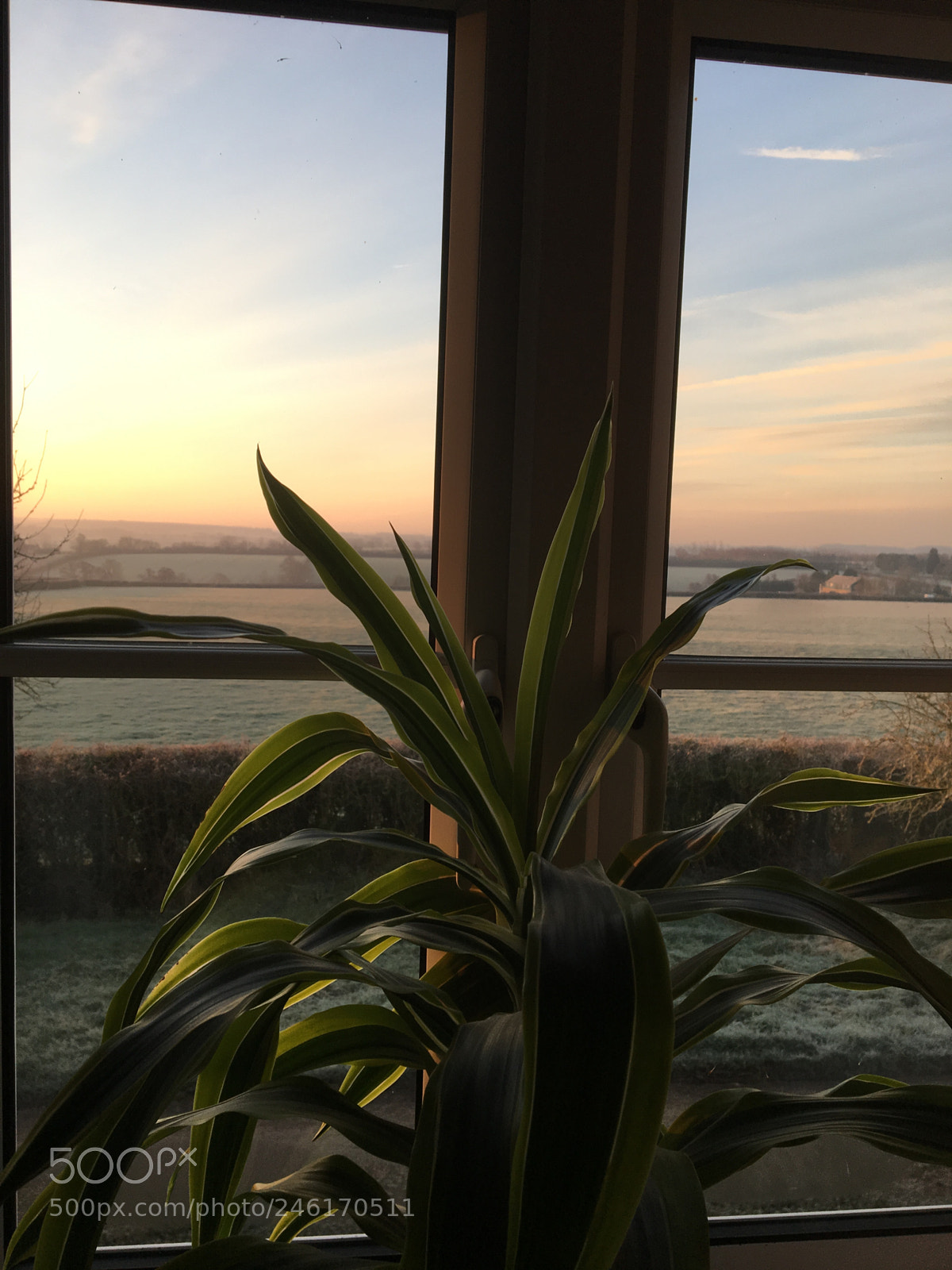 Apple iPhone 6s sample photo. Icy morning over benefield photography
