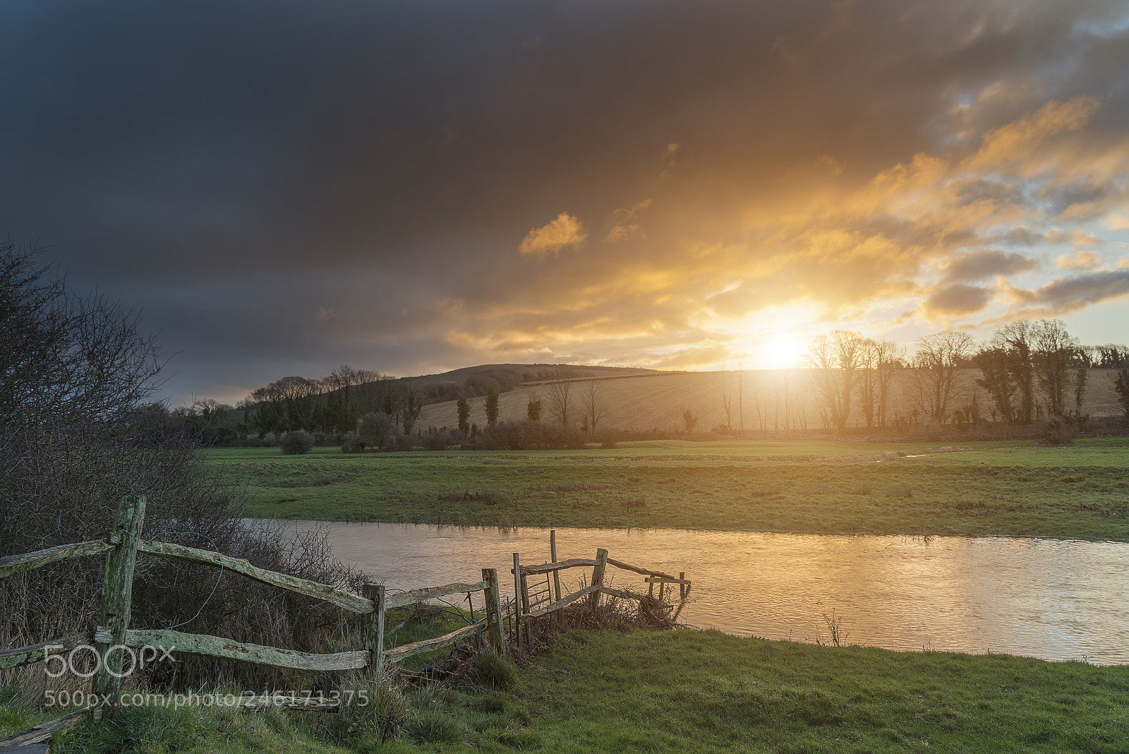 Nikon D800 sample photo. Beautiful winter sunrise landscape photography
