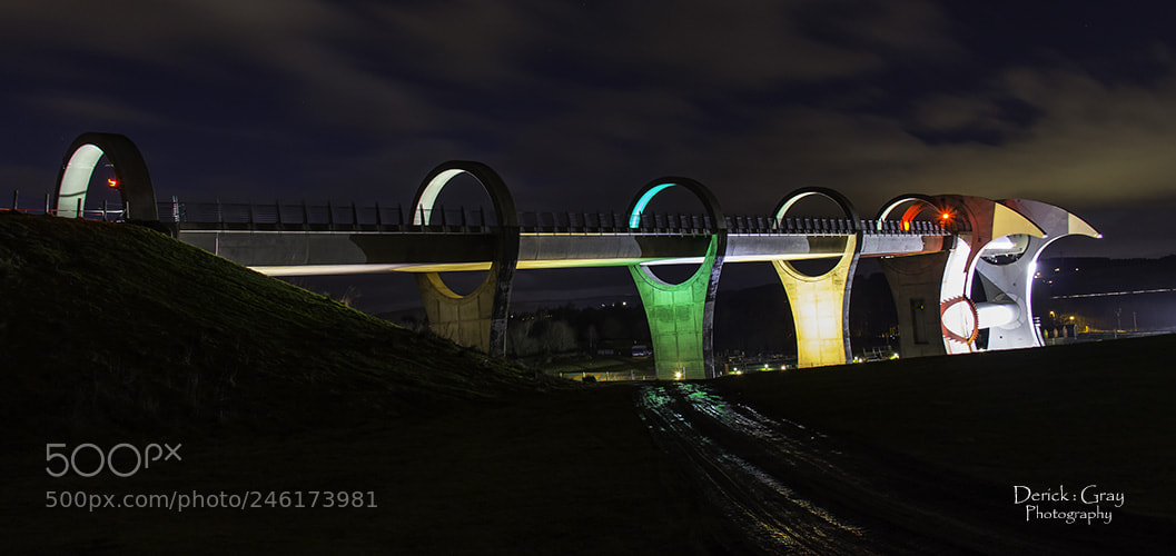 Canon EOS 60D sample photo. The falkirk wheel at photography