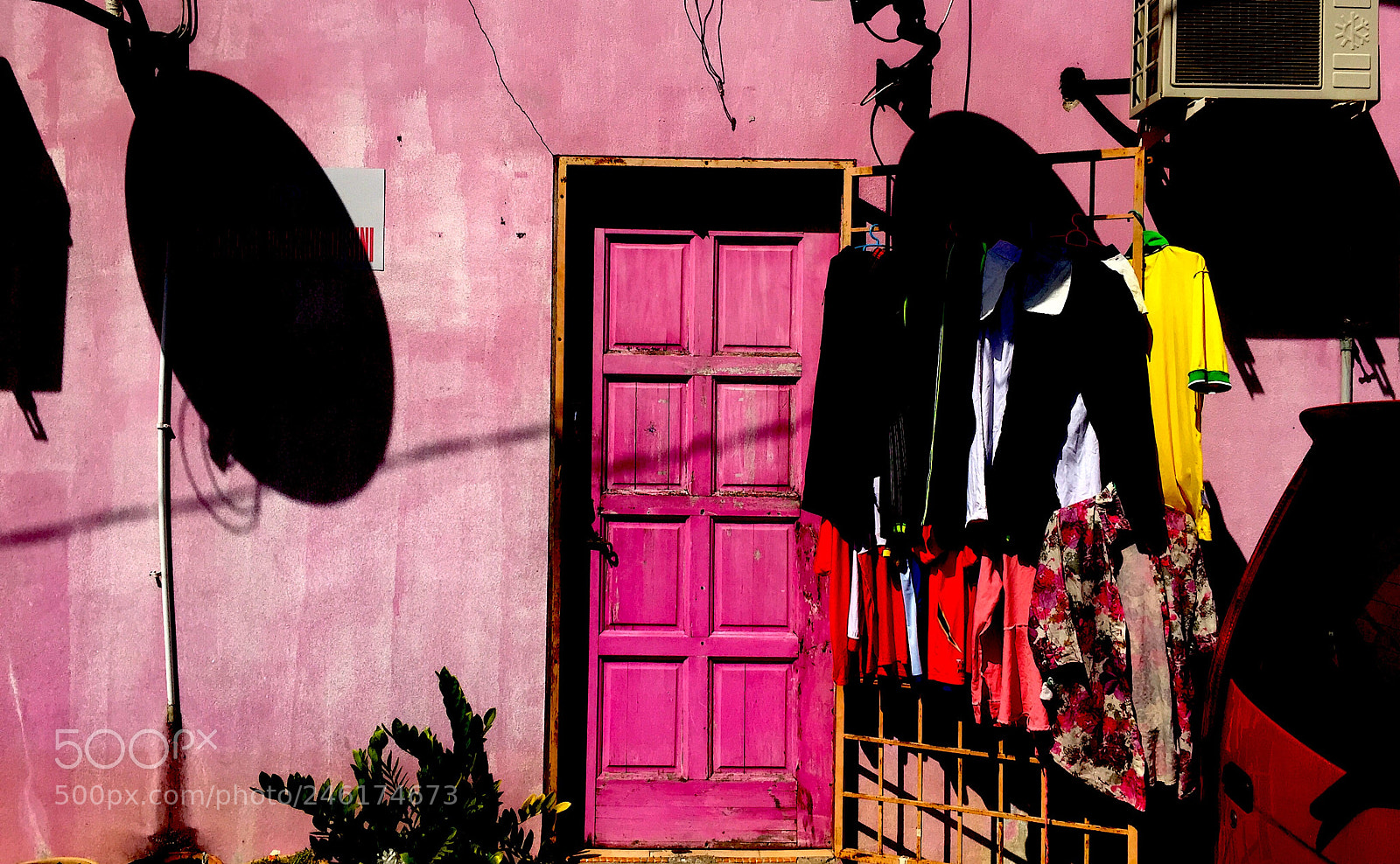Apple iPhone 6 Plus sample photo. Little pink door photography