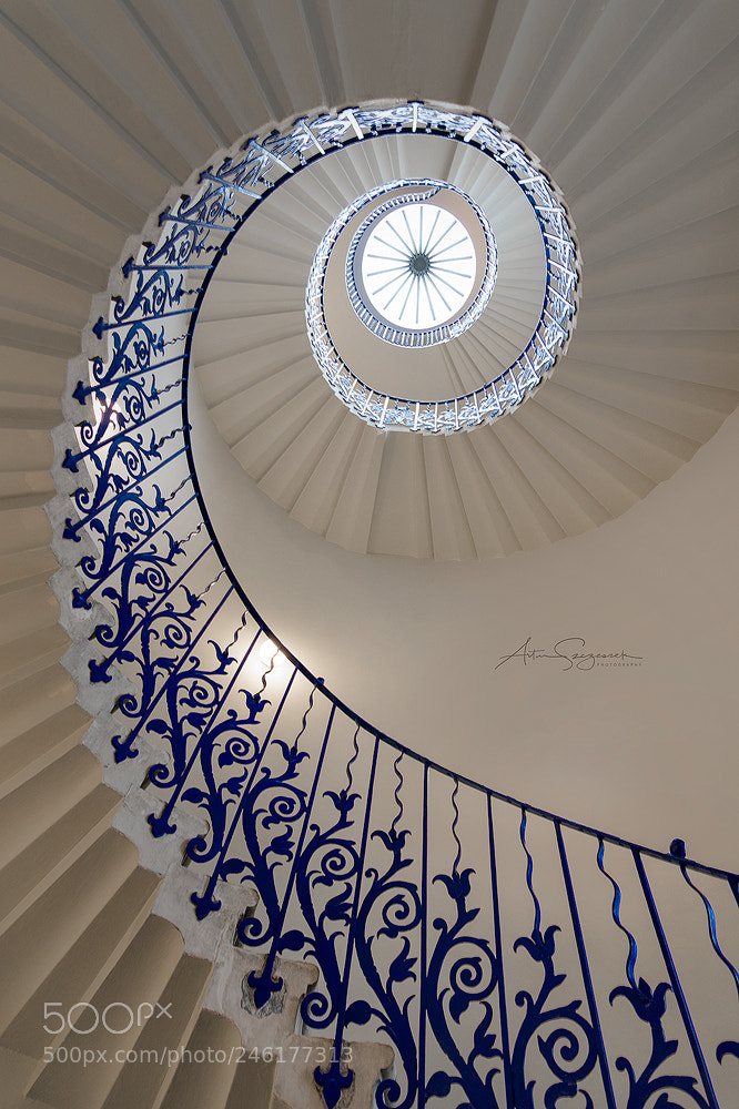 Nikon D7200 sample photo. Tulip stairs - london photography