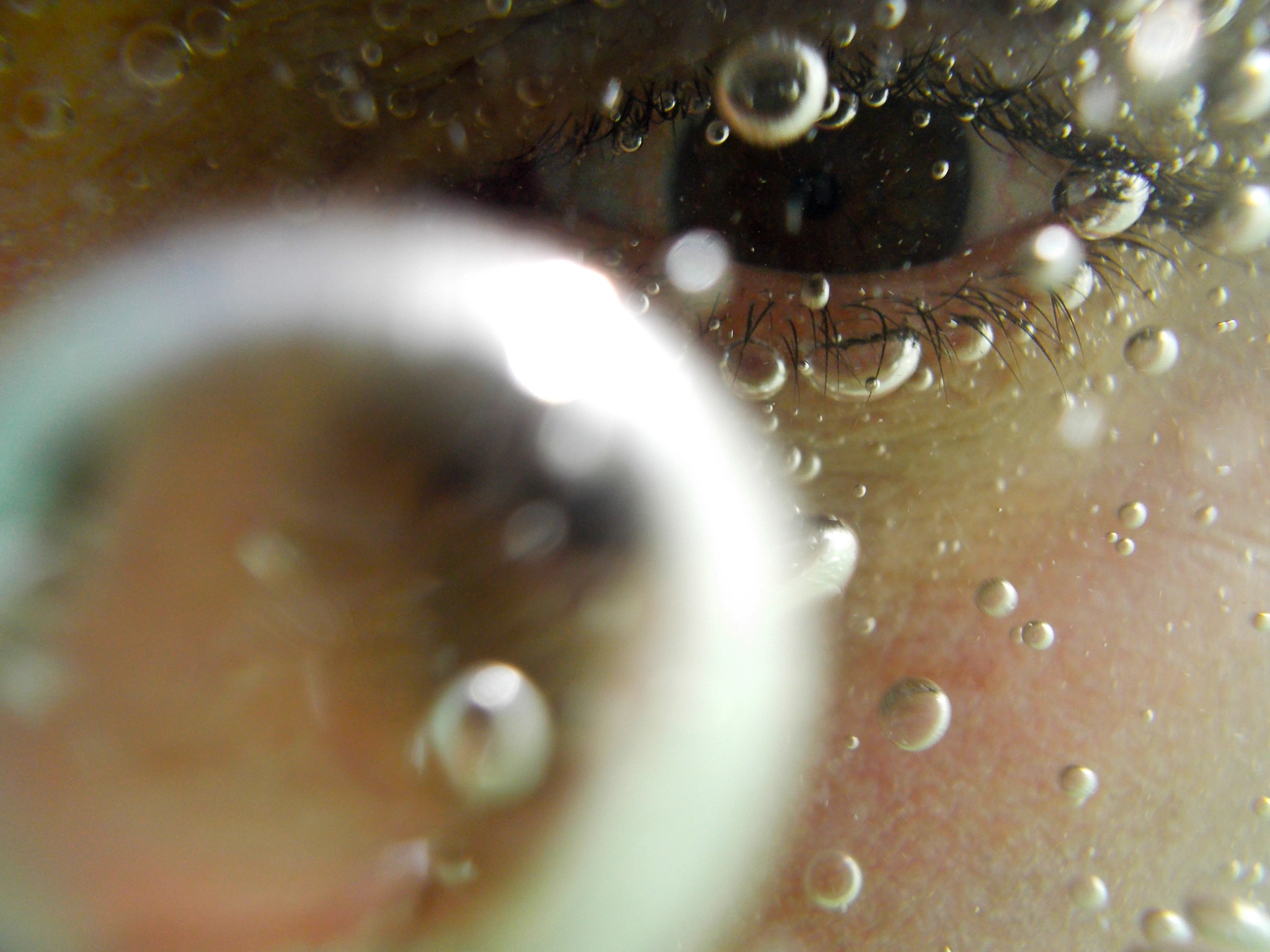 Nikon Coolpix S31 sample photo. The man of the bubbles photography