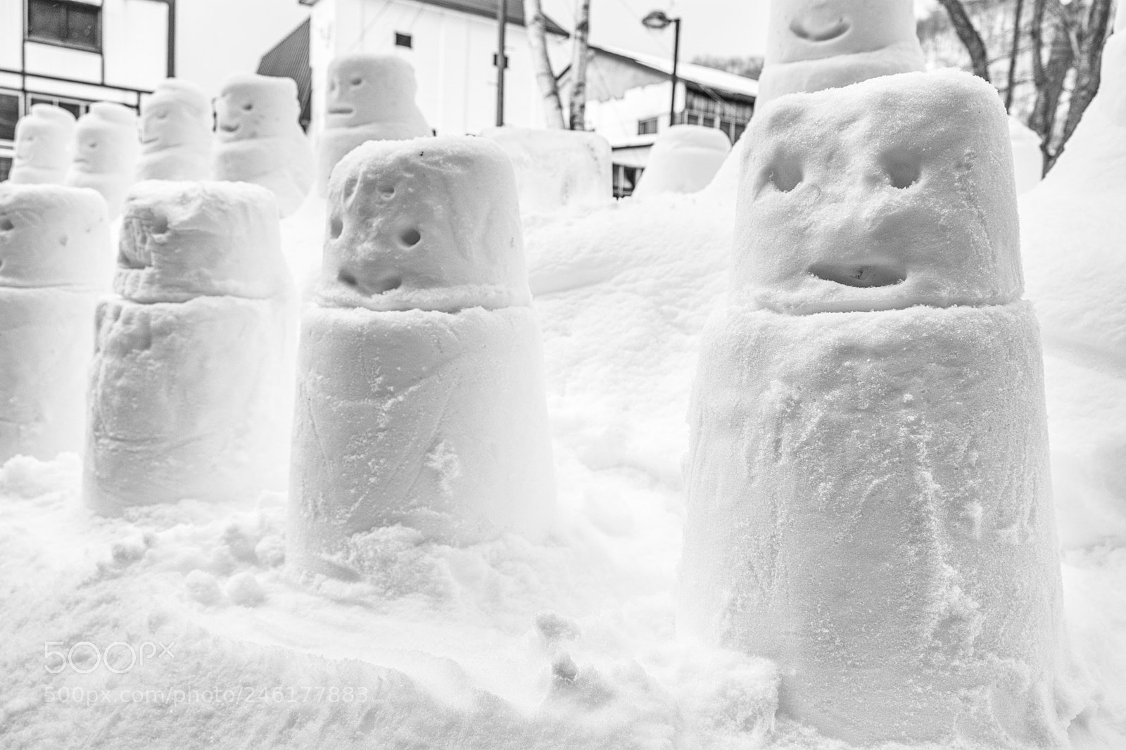 Fujifilm X-T20 sample photo. Snowman photography