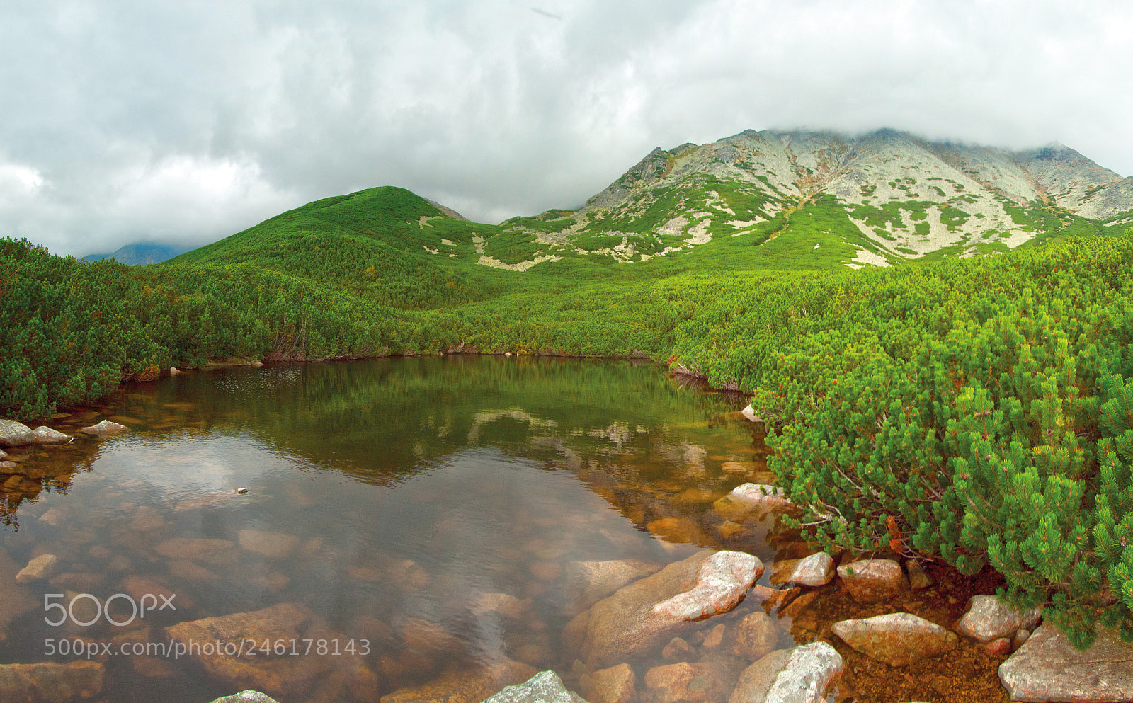 Olympus E-620 (EVOLT E-620) sample photo. Slavkovské pleso tarn photography
