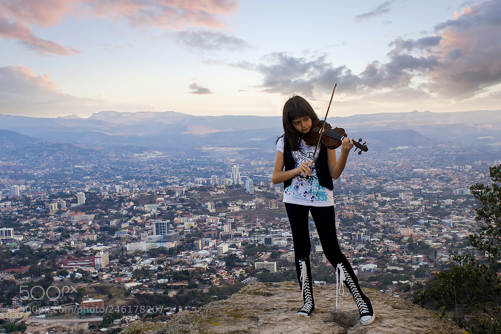 Sony SLT-A57 sample photo. Sunset and music photography