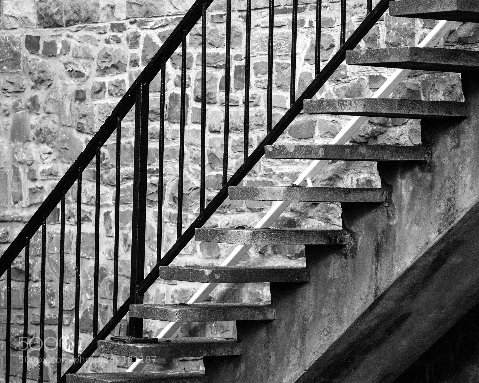 Nikon D40X sample photo. Stairway - detail of photography