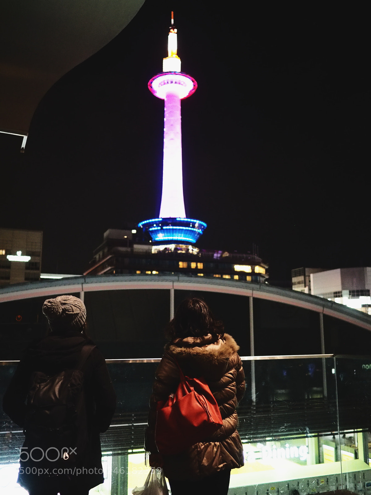 Olympus OM-D E-M1 sample photo. Kyoto tower! photography