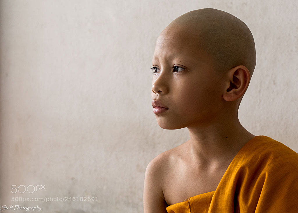 Nikon D810 sample photo. Little monk photography