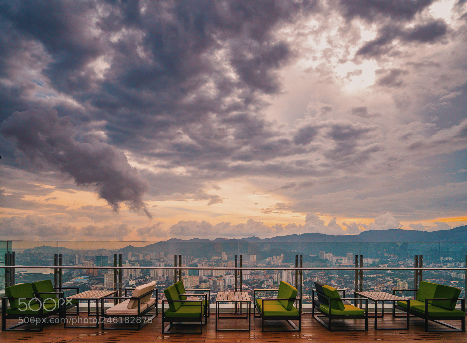 Sony a7R II sample photo. Komtar tower penang views photography
