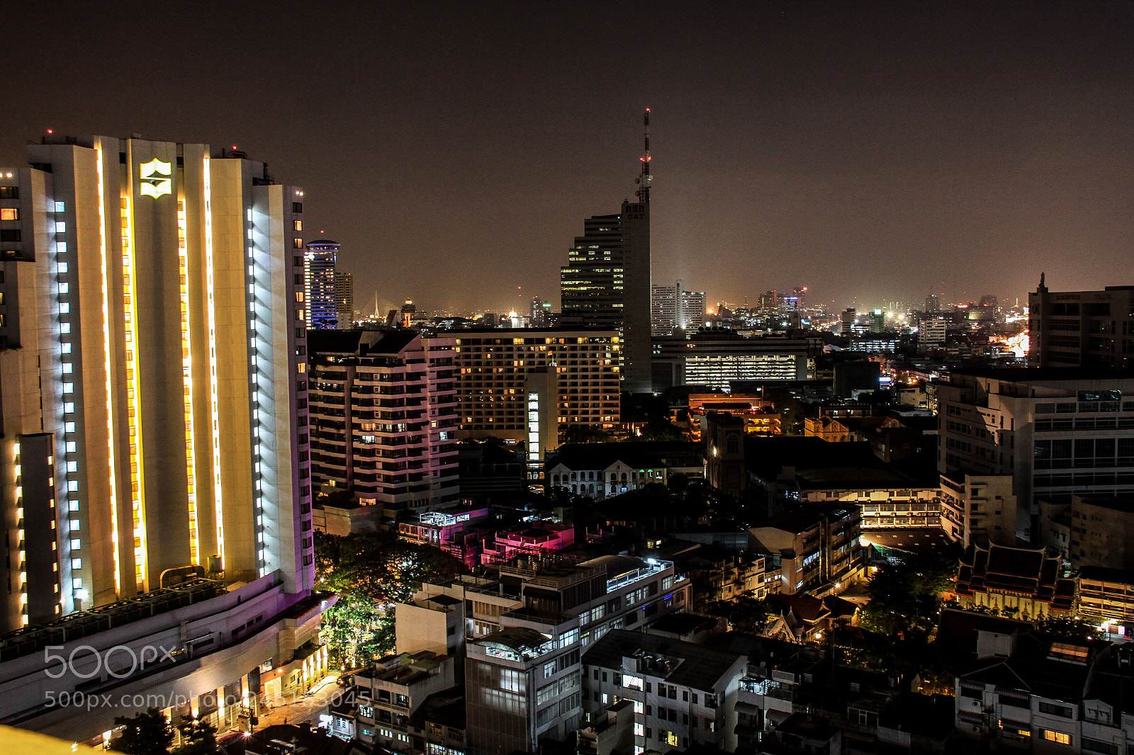 Canon EOS 50D sample photo. Lights of the city photography